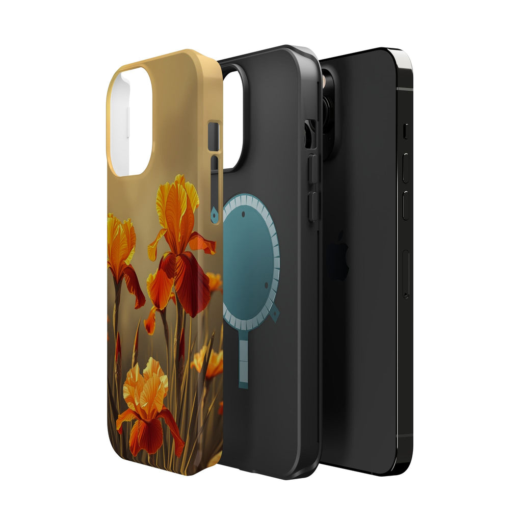 iPhone Iris Garden Gold Foil Luxury Slim Everyday Designer Case · iPhone Case
