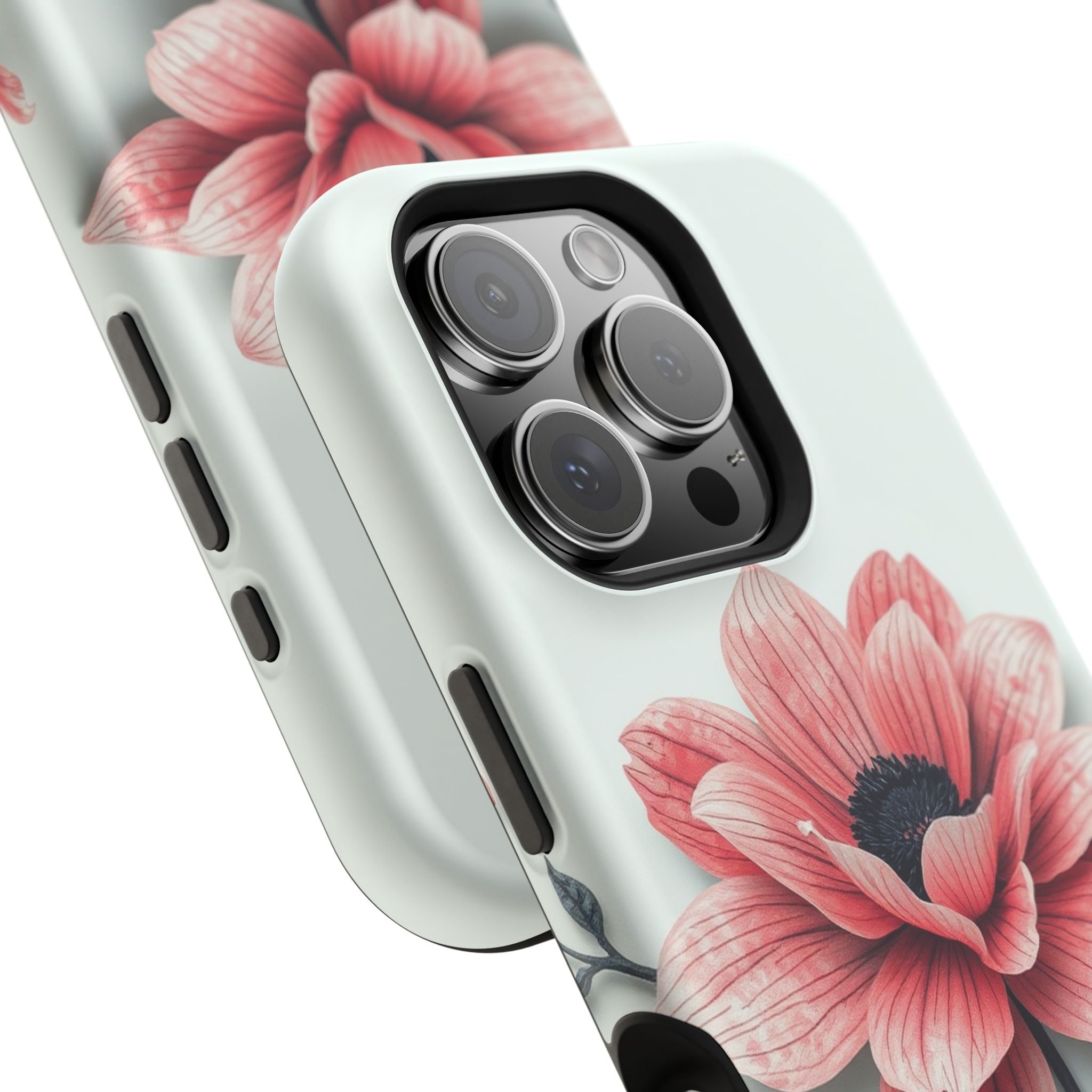 iPhone Dreamy Floral Ink Wash Design Slim Everyday iPhone 12 Designer · iPhone C