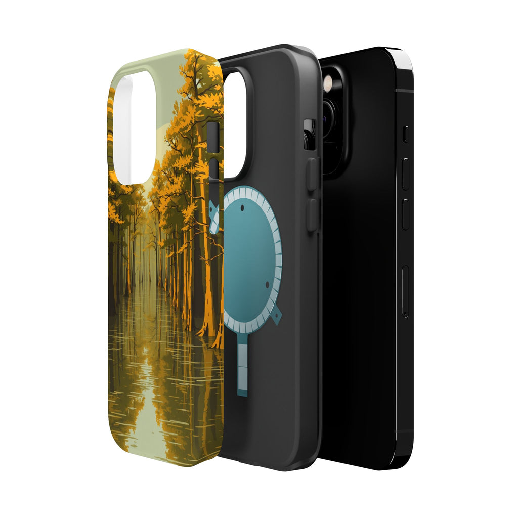 iPhone Cypress Swamp Enchanted Art Bold Modern Everyday Snap Case · iPhone Case