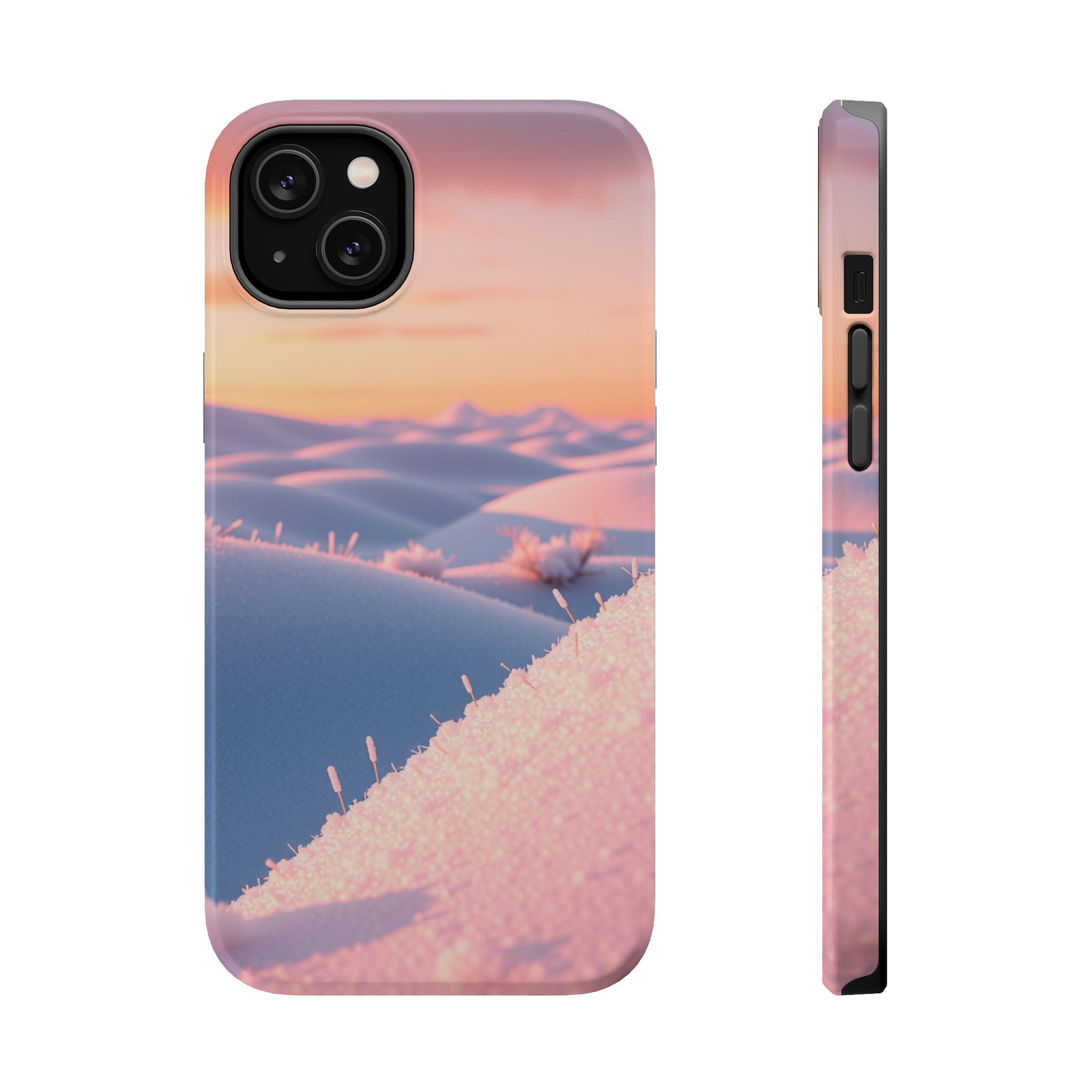 iPhone Snow Field 3D Digital Slim Everyday Designer Case · iPhone Case