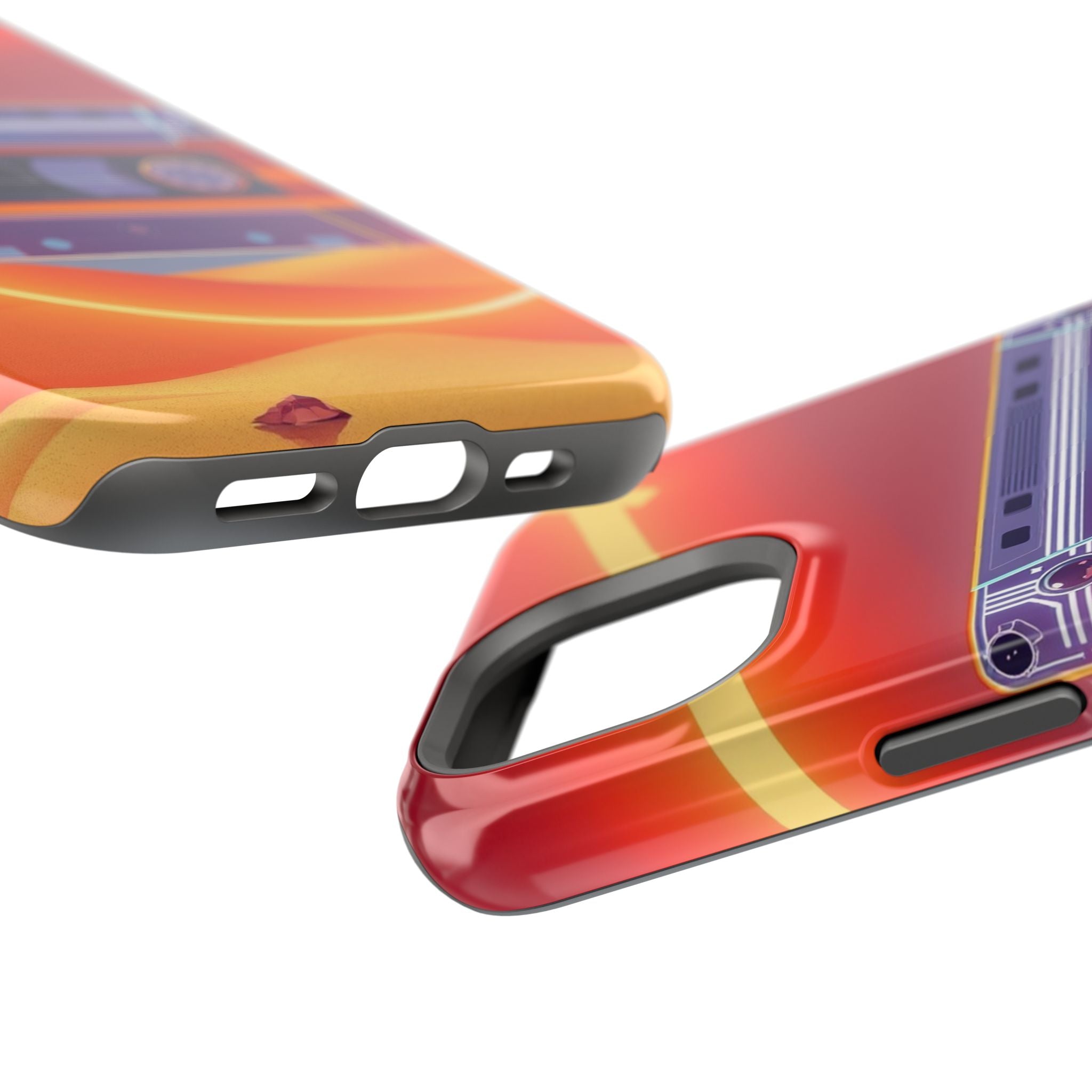 iPhone Cassette Tape Rewind Bold Art Slim Everyday Designer Case · iPhone Case