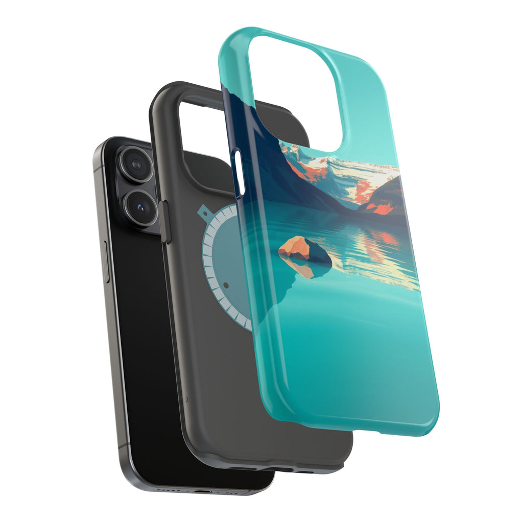iPhone Glacier Lake Bold Art 16 Slim Everyday Designer Case · iPhone Case