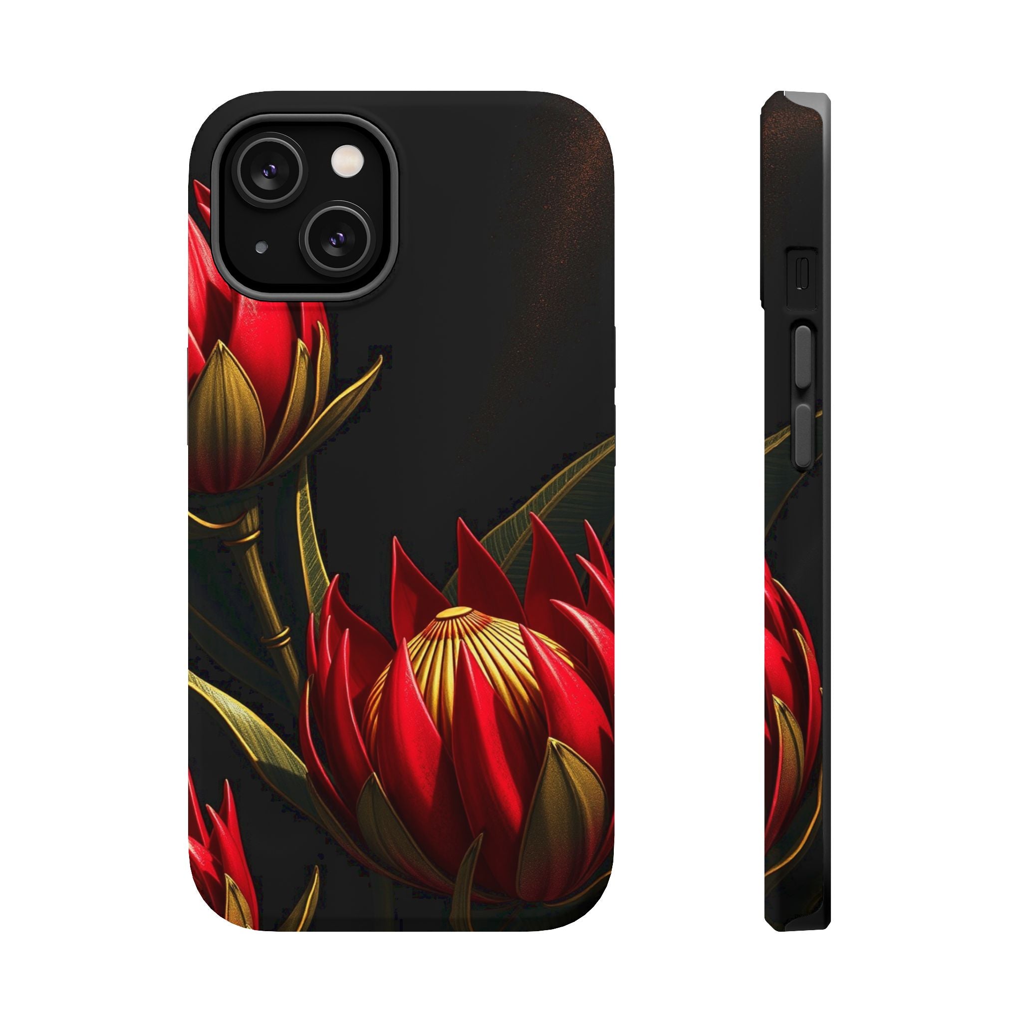 iPhone Protea Bold Gold Foil Luxury Slim Everyday Designer Case · iPhone Case