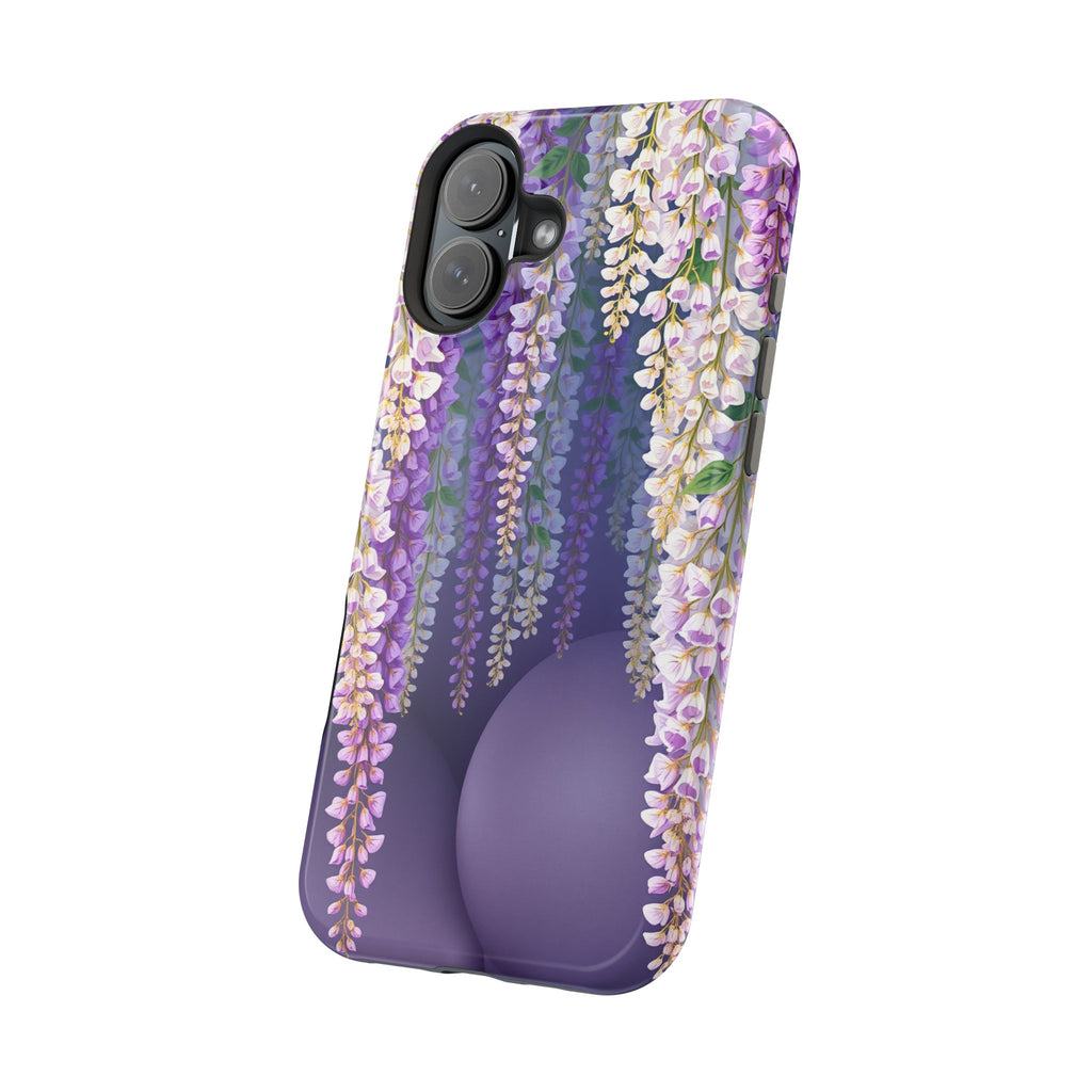 iPhone Mint And Blush Wisteria Cascade Slim Everyday Designer Case · iPhone Case