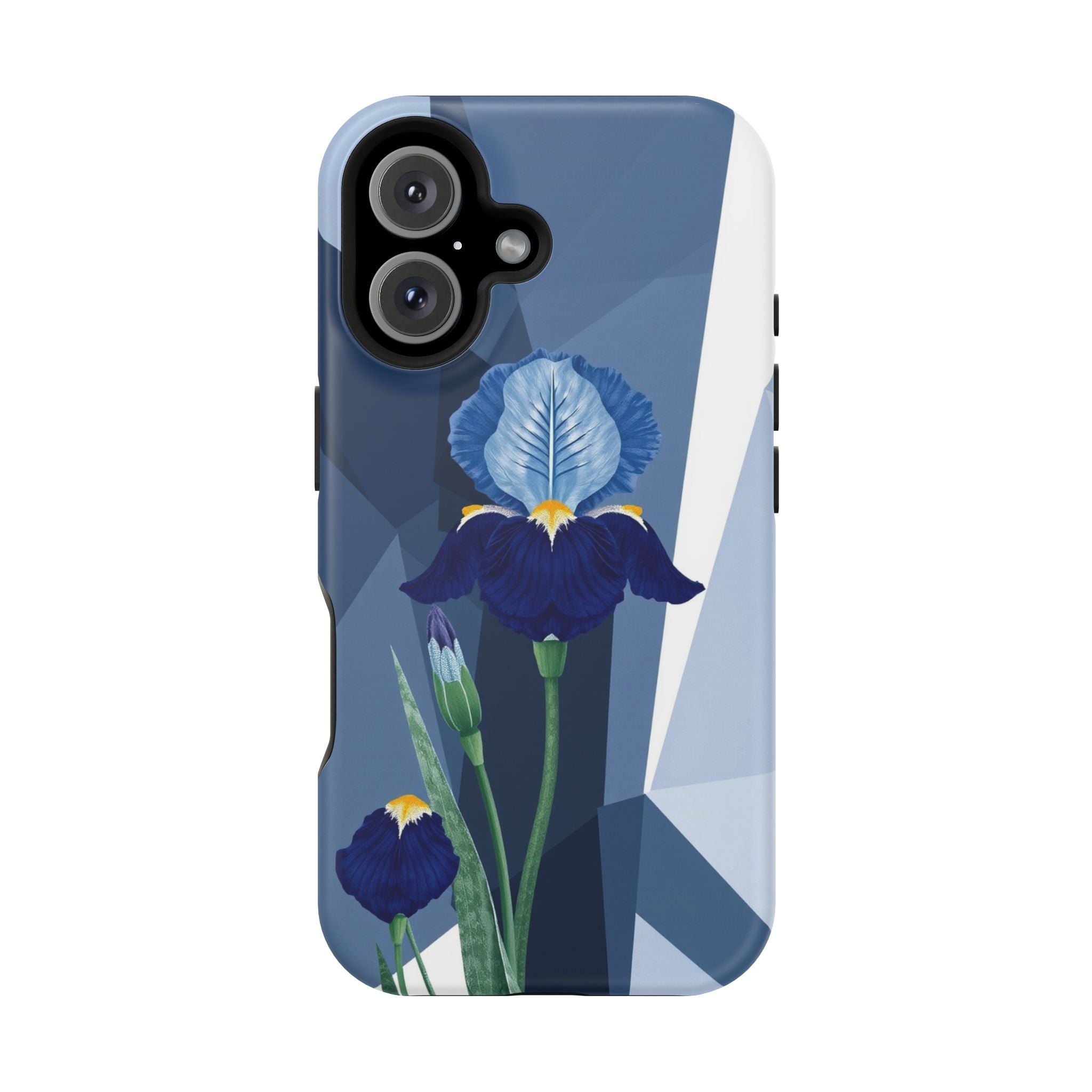 iPhone Earthy Iris Garden Design Bold Modern Everyday Snap Case · iPhone Case