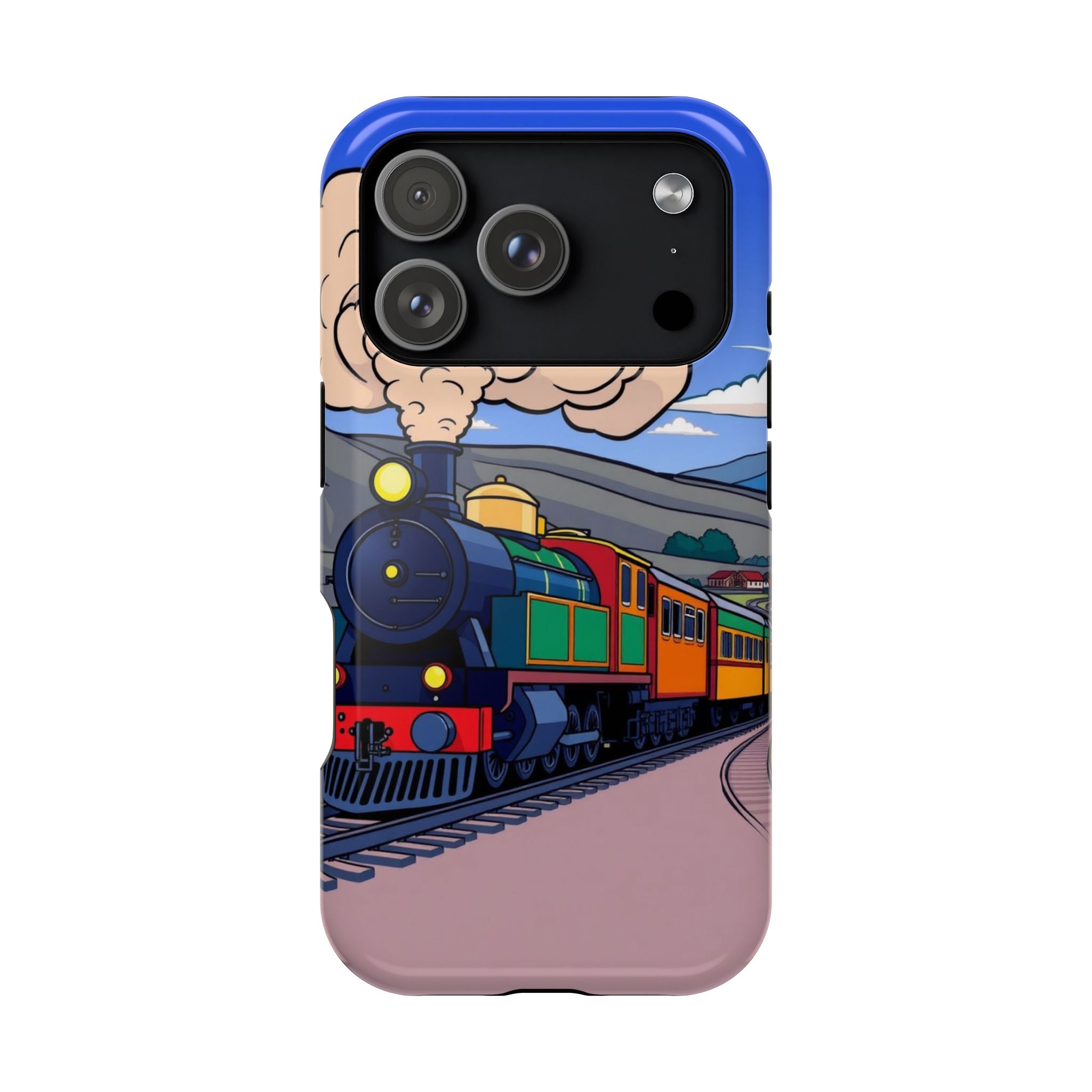 iPhone Steam Locomotive Puff Kids Fun iPhone Phone Case Gift Slim · iPhone Case