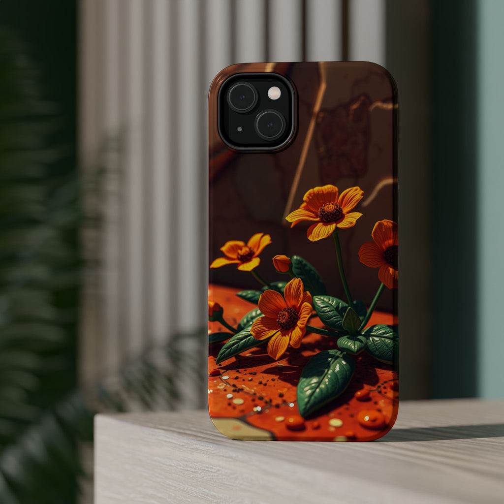 iPhone Floral Terrazzo Bold Art Slim Everyday Designer Case · iPhone Case