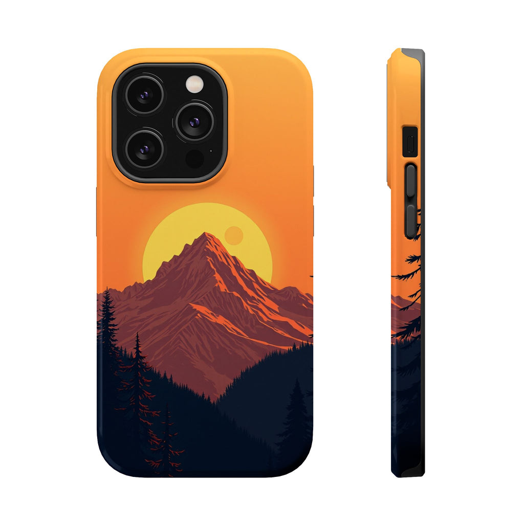 iPhone Vibrant Mountain at Sunrise Design Slim iPhone 19 Everyday · iPhone Case