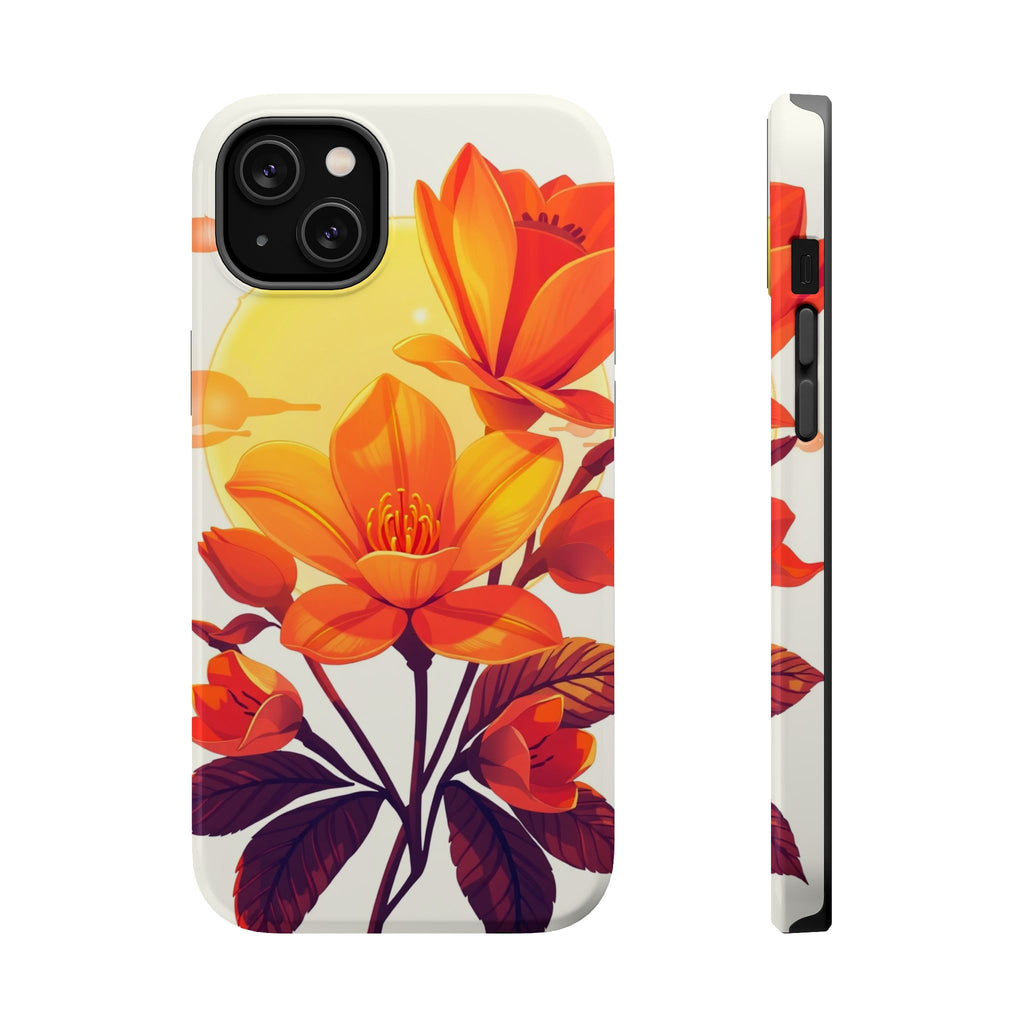 iPhone Dreamy Neon Floral Design Bold Modern Everyday Snap Case · iPhone Case