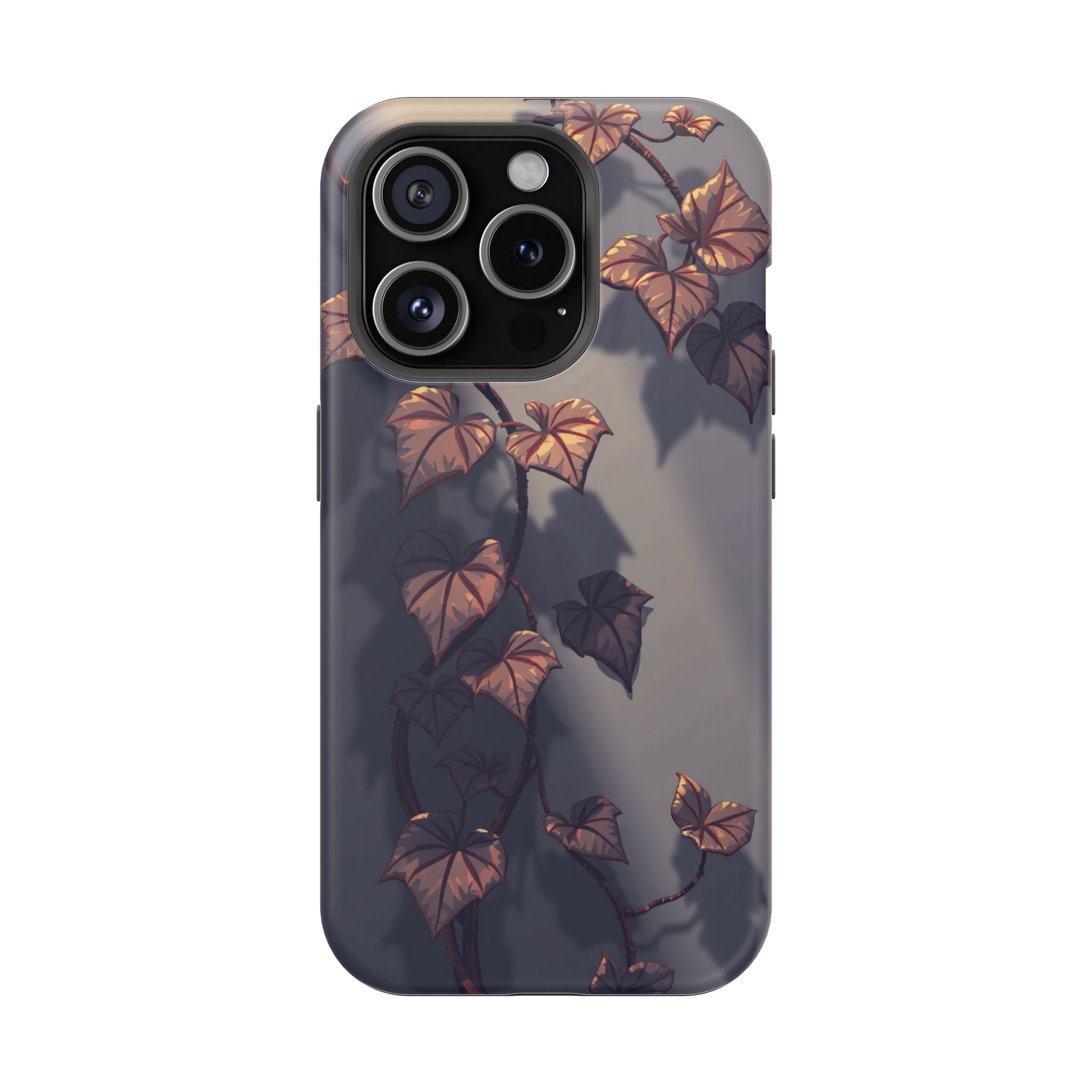 iPhone Charcoal And Copper Art Nouveau Vine Soft iPhone 13 Finish · iPhone Case