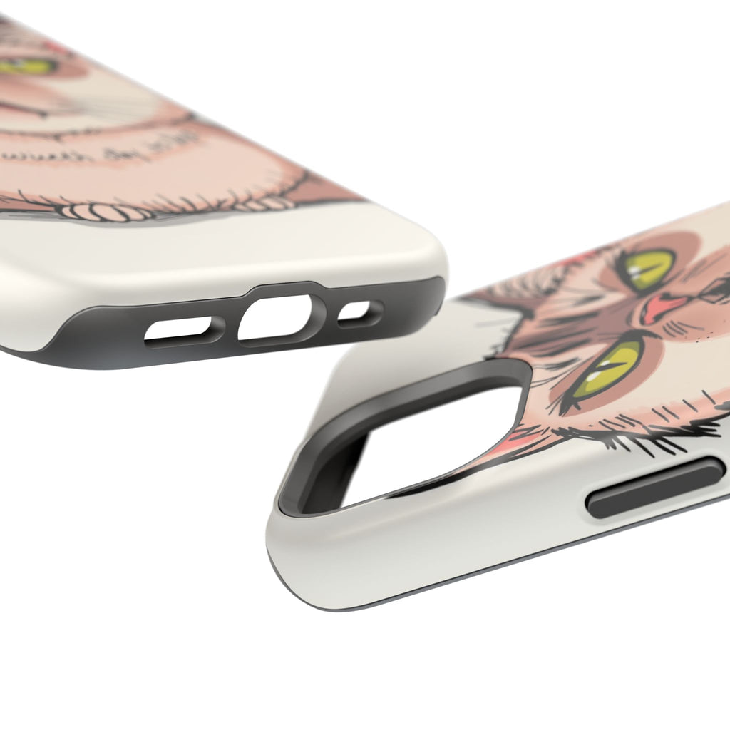 iPhone Sarcastic Cat Verdict Hand-Drawn Sketch Soft Finish Everyday Case · iPhon