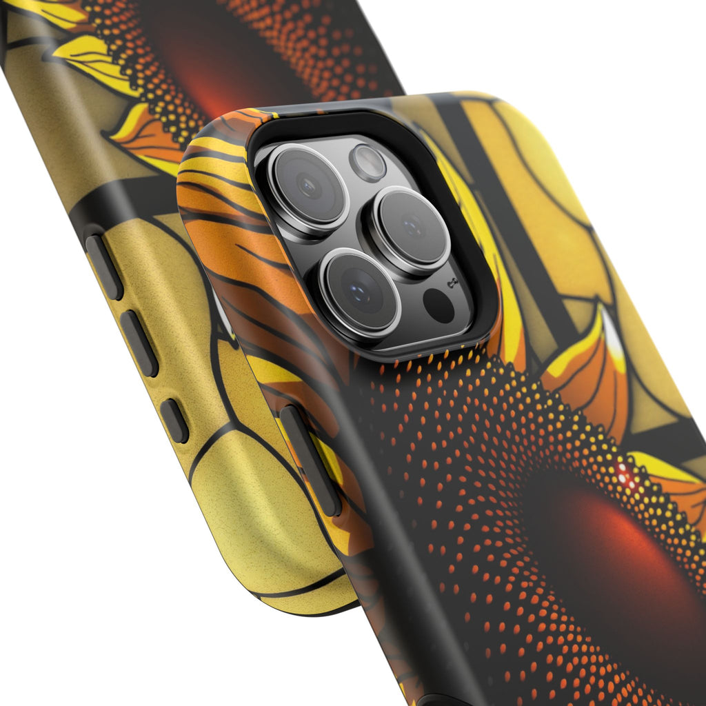 iPhone Sunflower Pop Stained Glass Bold Modern Everyday Snap Case · iPhone Case