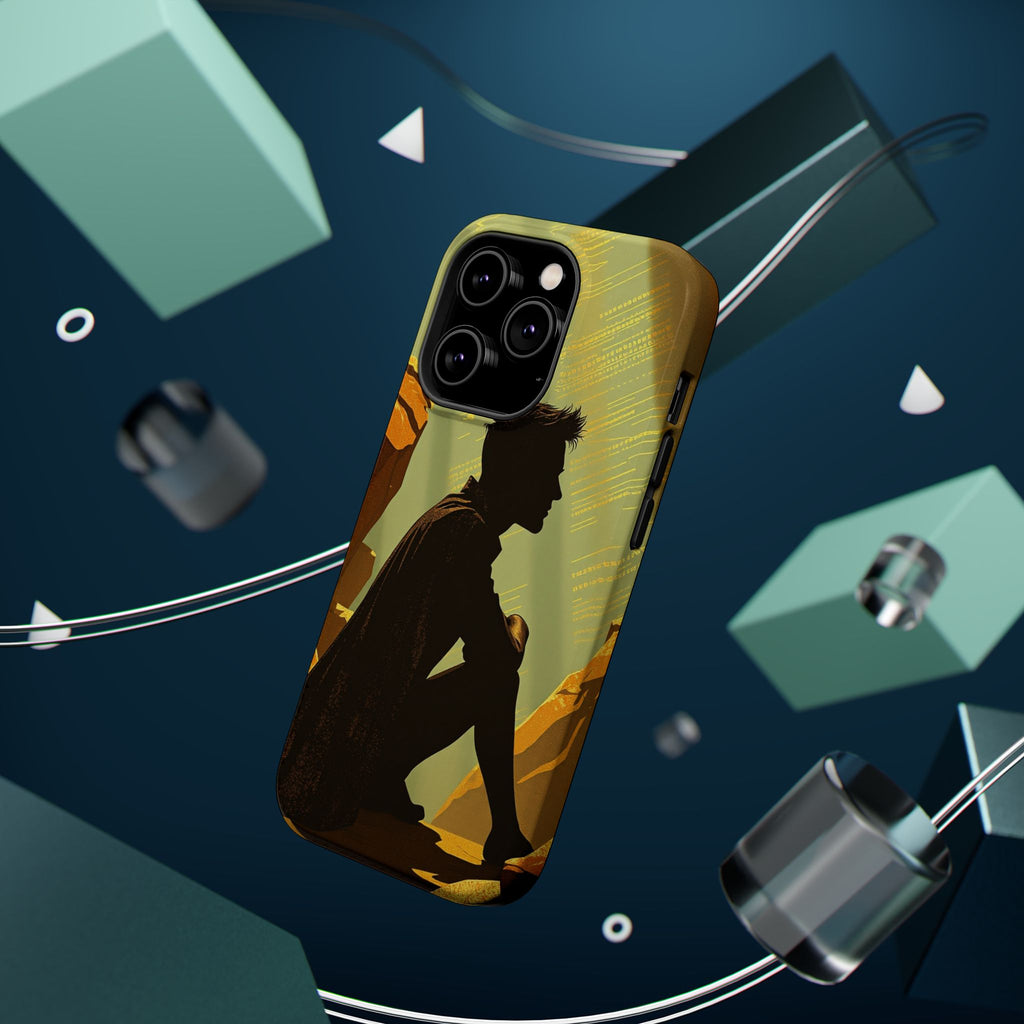 iPhone Mustard And Rust Overthinking Again Slim Everyday Designer Case · iPhone