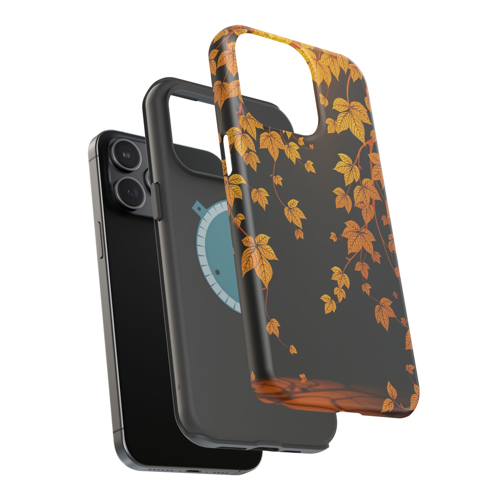 iPhone Mustard And Rust Art Nouveau Vine Slim Everyday iPhone 14 · iPhone Case
