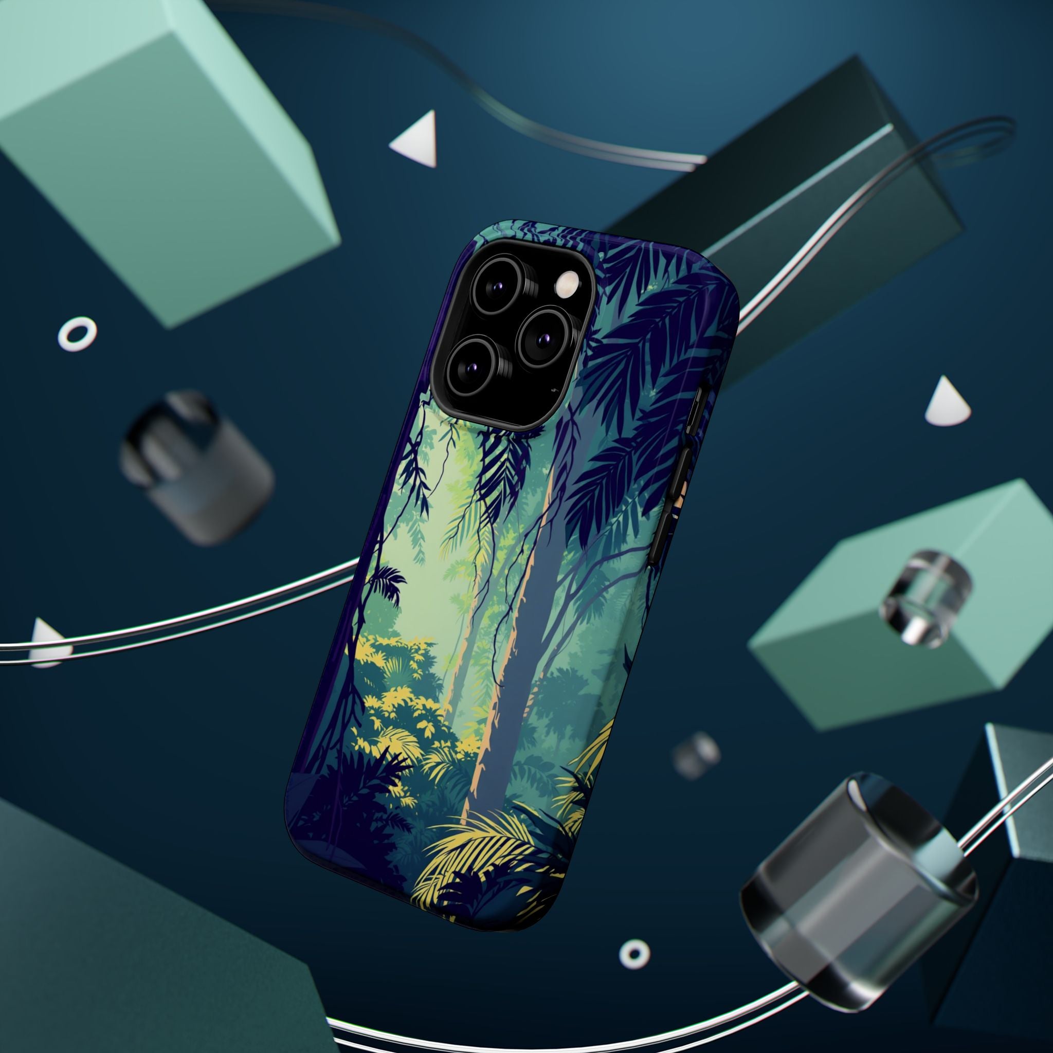 iPhone Mint And Blush Rainforest Canopy Slim Everyday iPhone Designer · iPhone C