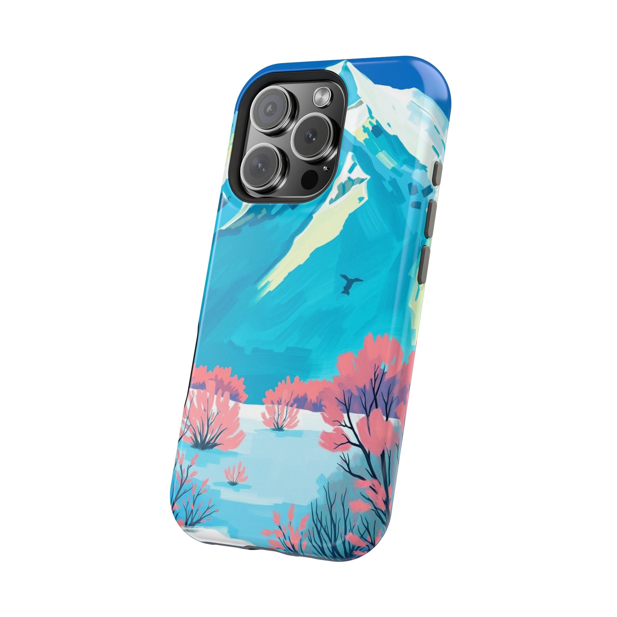 iPhone Snow Field Electric Art Slim Everyday Designer Case · iPhone Case