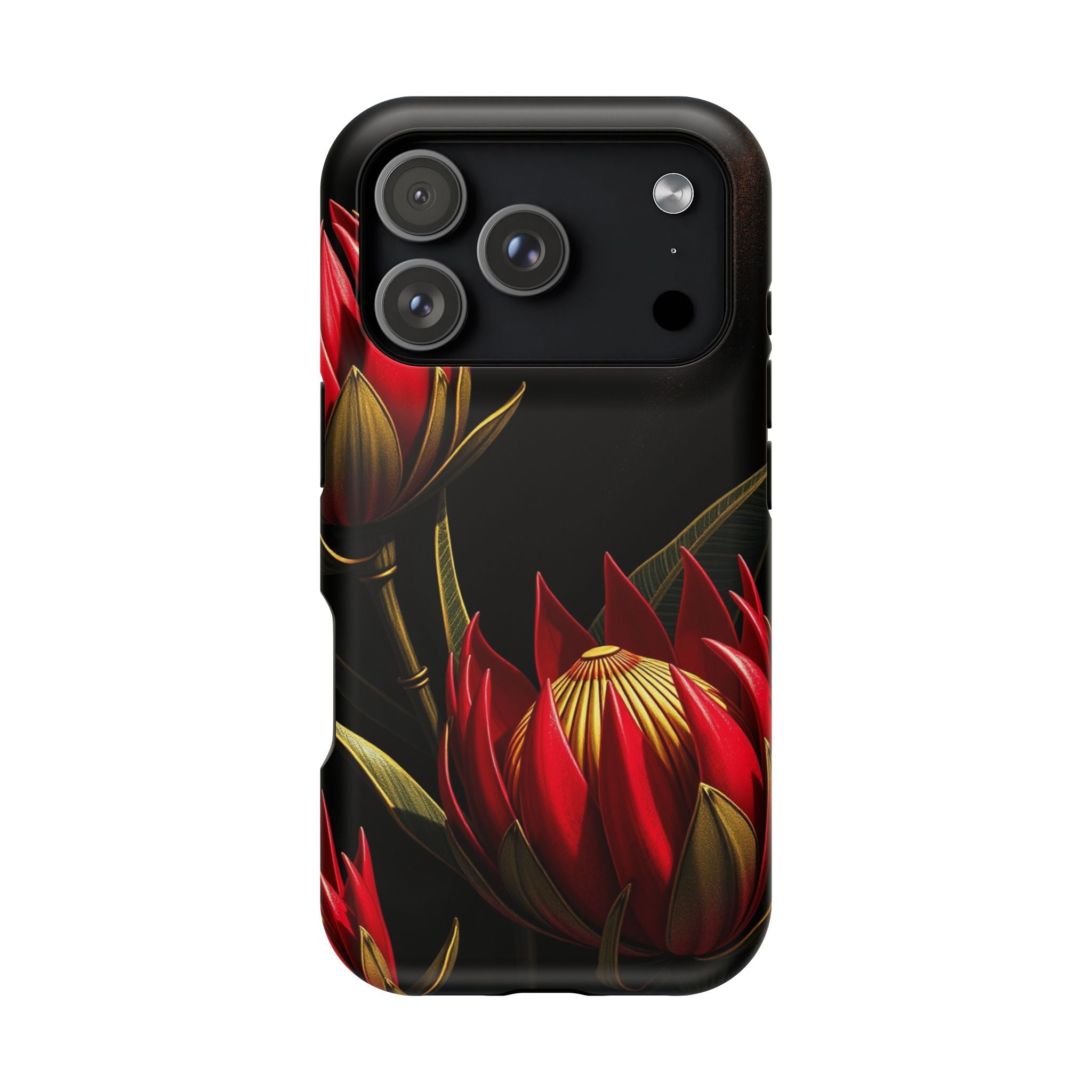 iPhone Protea Bold Gold Foil Luxury Slim Everyday Designer Case · iPhone Case