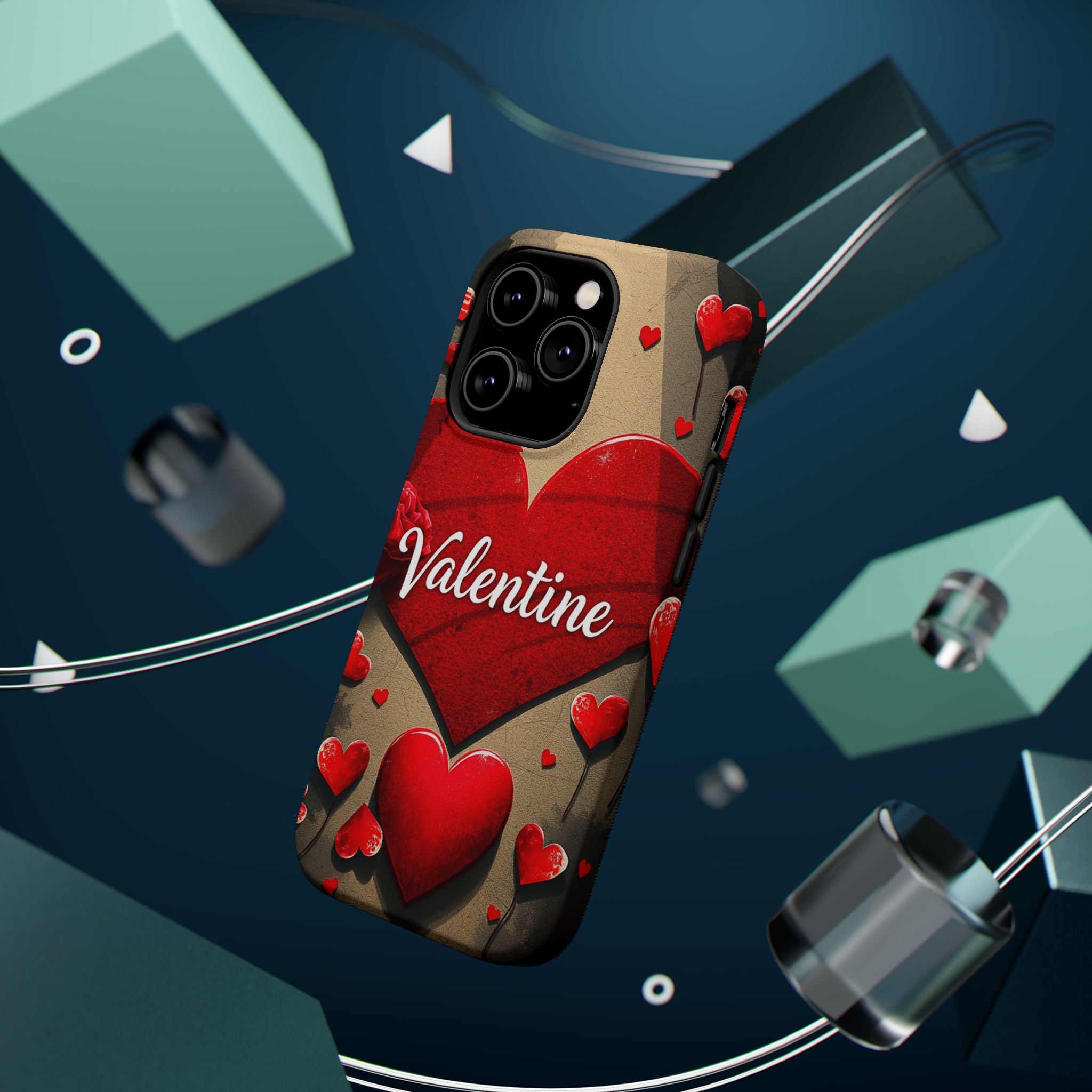 iPhone Serene Vintage Valentine Card Design Slim Everyday Designer Case · iPhone