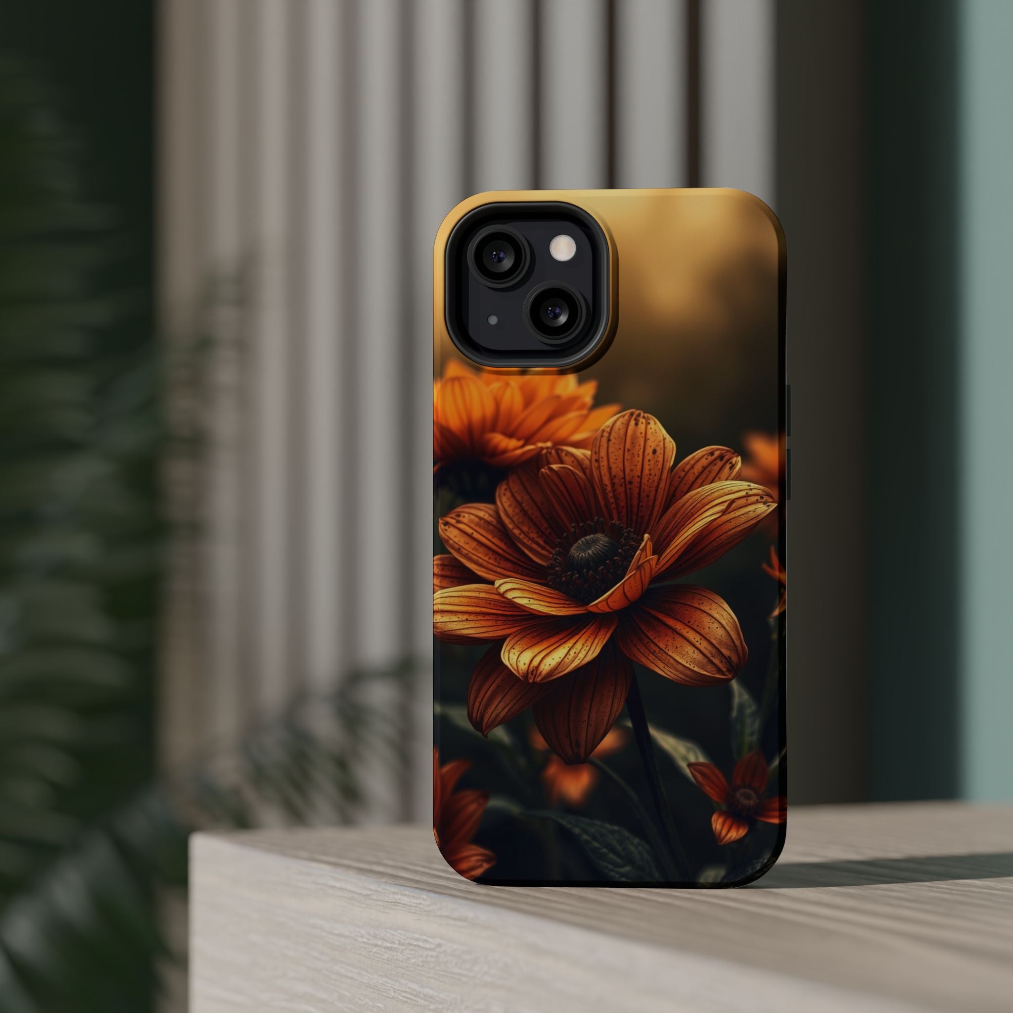 iPhone Radiant Floral Ombre Design Bold Modern Everyday Snap Case · iPhone Case