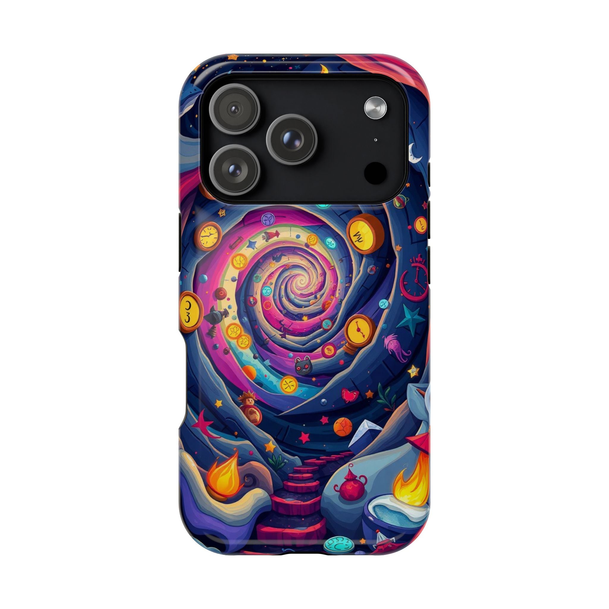 iPhone Time Portal Swirl Kids Fun iPhone Phone Case Gift Clean Minimal · iPhone