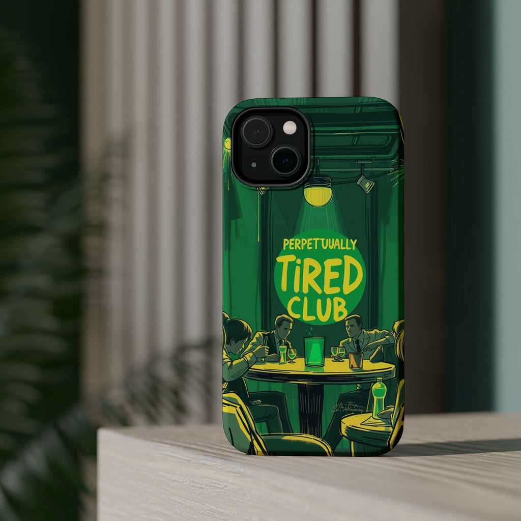 iPhone Radiant Perpetually Tired Club Design Slim Everyday Designer Case · iPhon