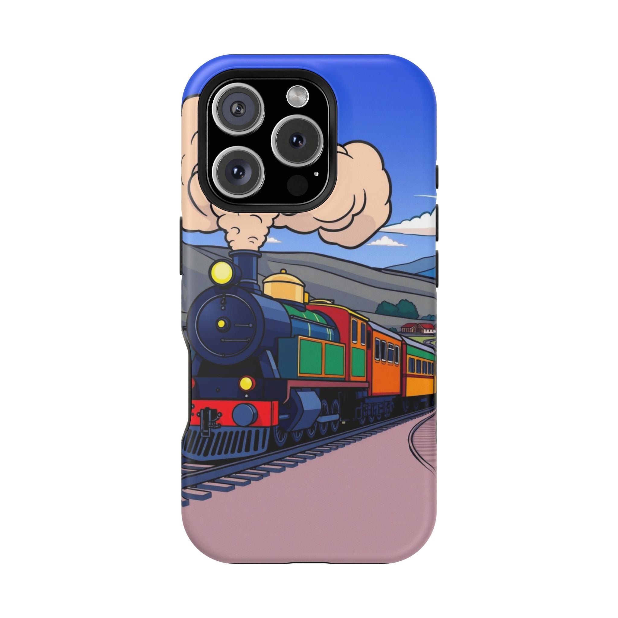 iPhone Steam Locomotive Puff Kids Fun iPhone Phone Case Gift Slim · iPhone Case