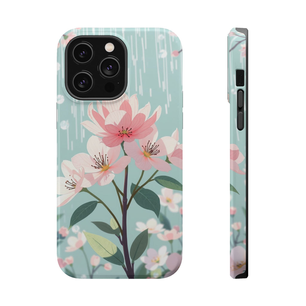 iPhone Mint And Blush Spring Shower Bloom Slim iPhone Everyday Designer · iPhone