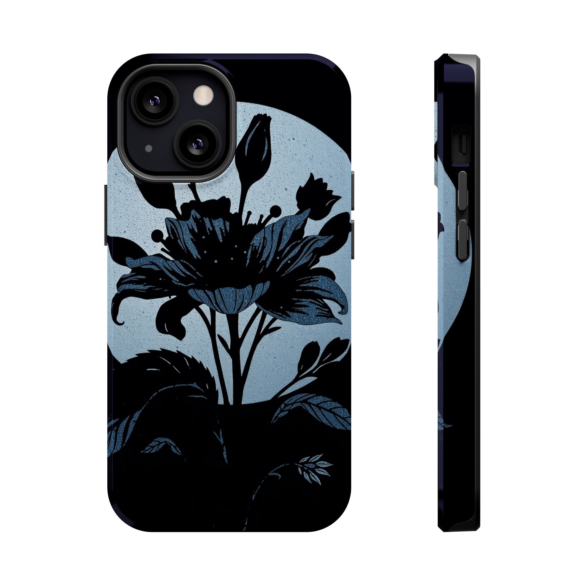 iPhone Radiant Floral Silhouette Design Slim Everyday Designer Case · iPhone Cas