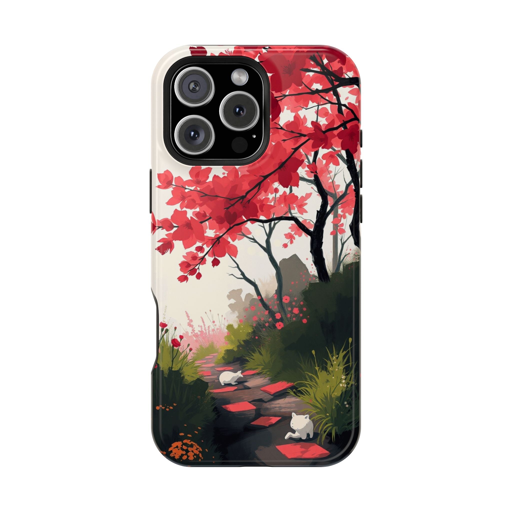 iPhone Blossom Trail Oil Painting Impressionist Soft iPhone Finish · iPhone Case