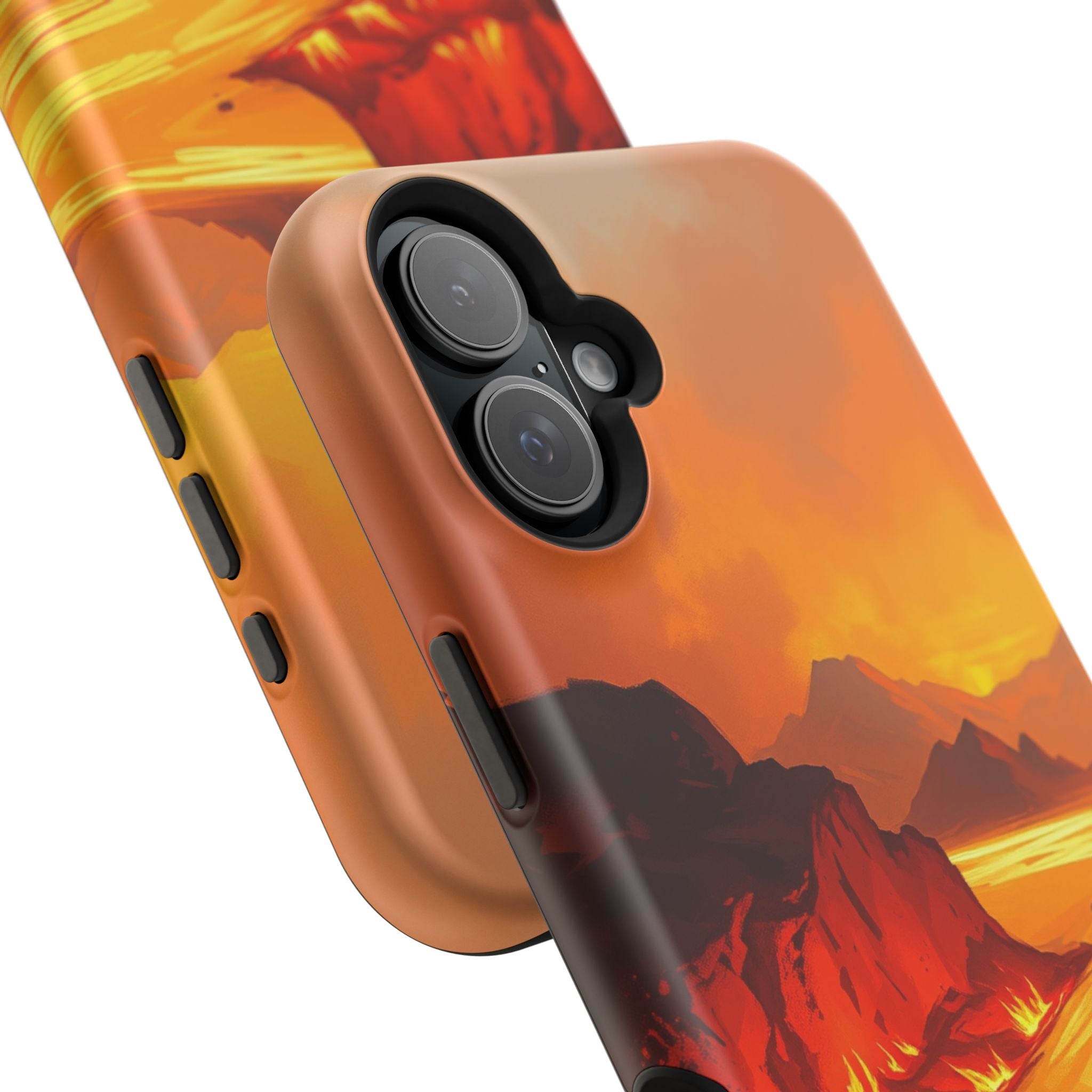 iPhone Burnt Orange And Sand Wildfire Glow Slim iPhone Everyday · iPhone Case