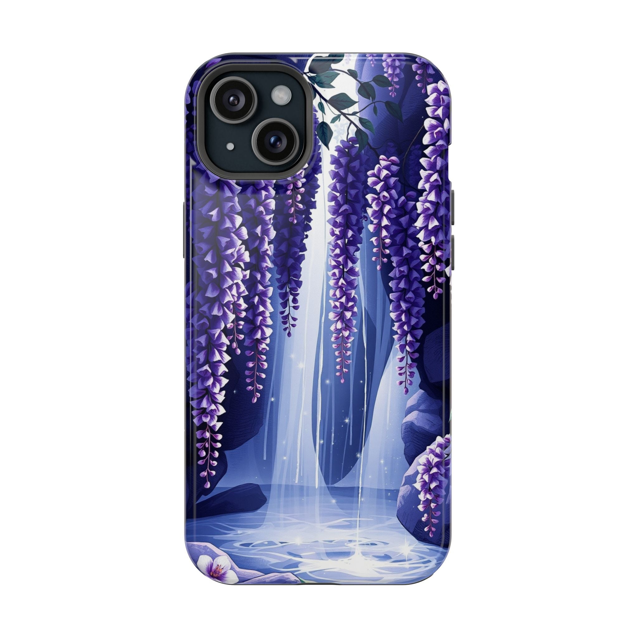iPhone Wisteria Cascade Serene Design Slim Snap Case Ga · iPhone Case