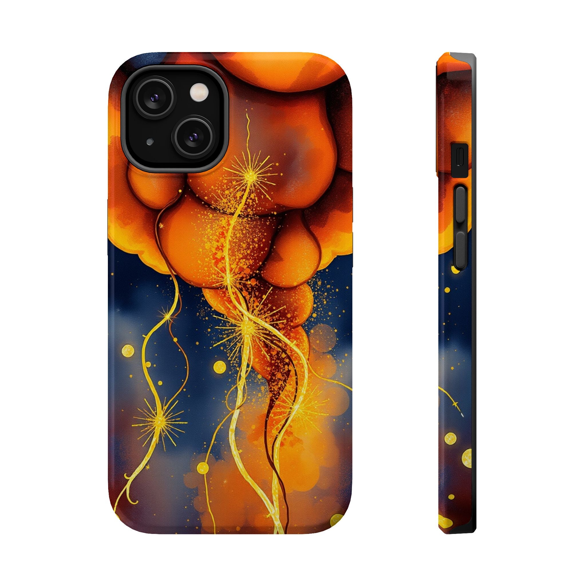 iPhone Glitter Storm Vibrant Watercolor Slim Everyday iPhone Designer · iPhone C