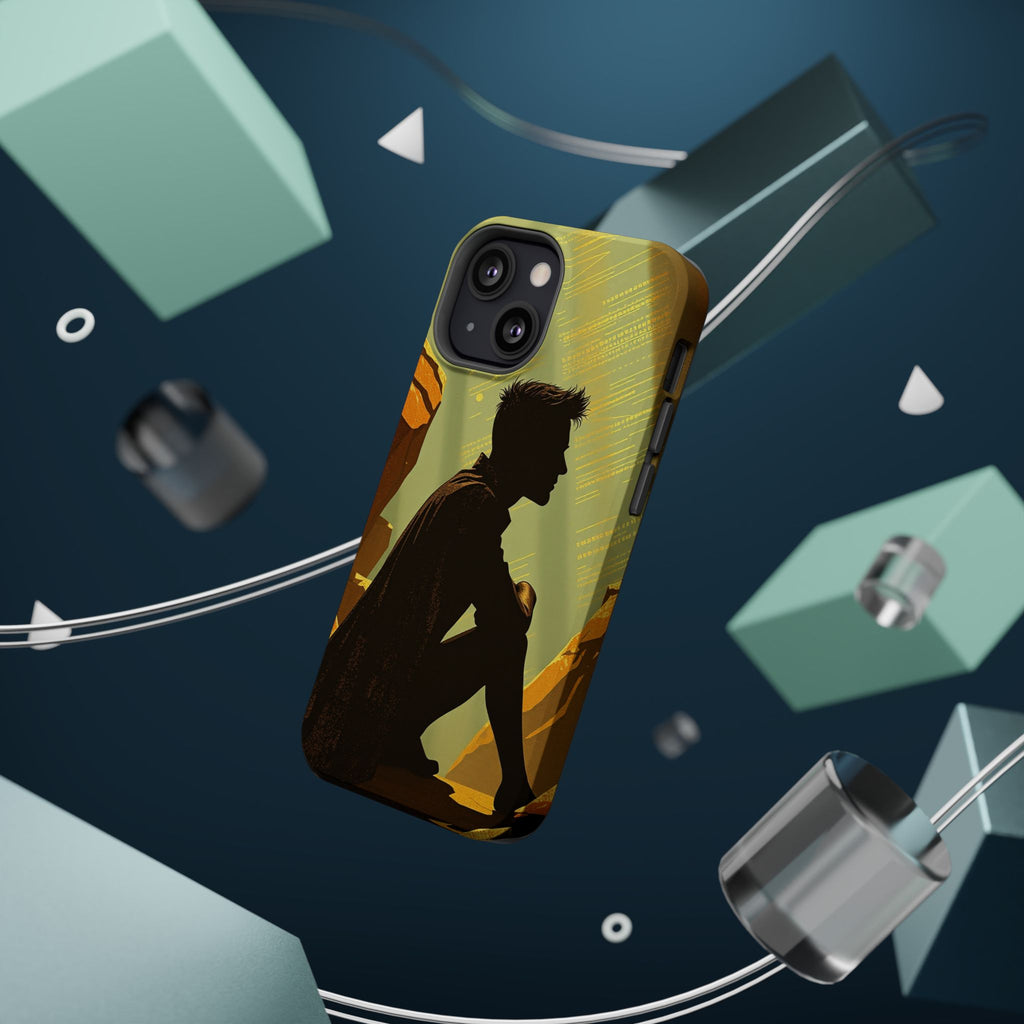iPhone Mustard And Rust Overthinking Again Slim Everyday Designer Case · iPhone