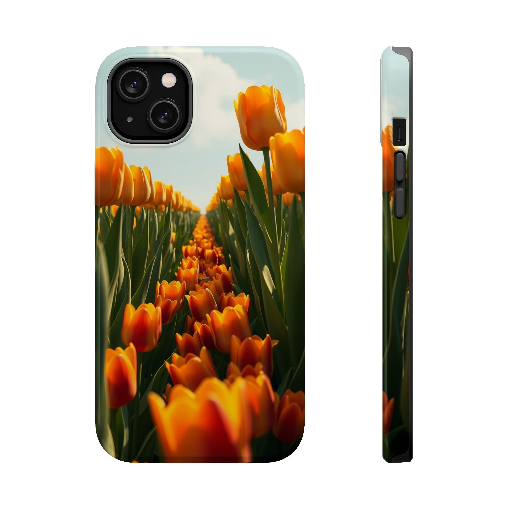 iPhone Tulip Row Radiant Design Slim Everyday Designer Case · iPhone Case