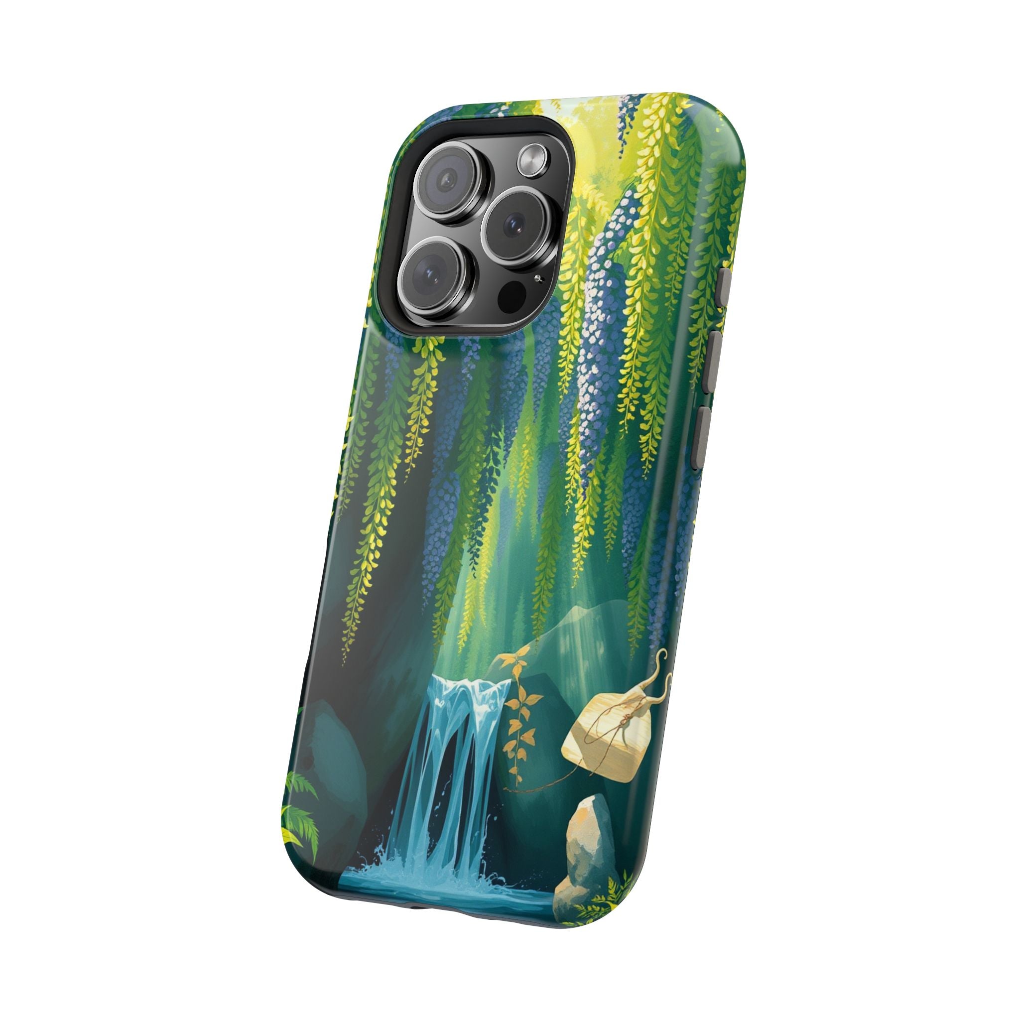 iPhone Wisteria Cascade Mystic Art Bold Modern Everyday Snap Case · iPhone Case