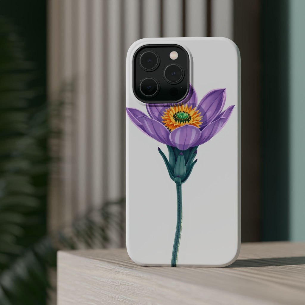 iPhone Indigo And Violet Desert Flower Slim Everyday Designer Case · iPhone Case