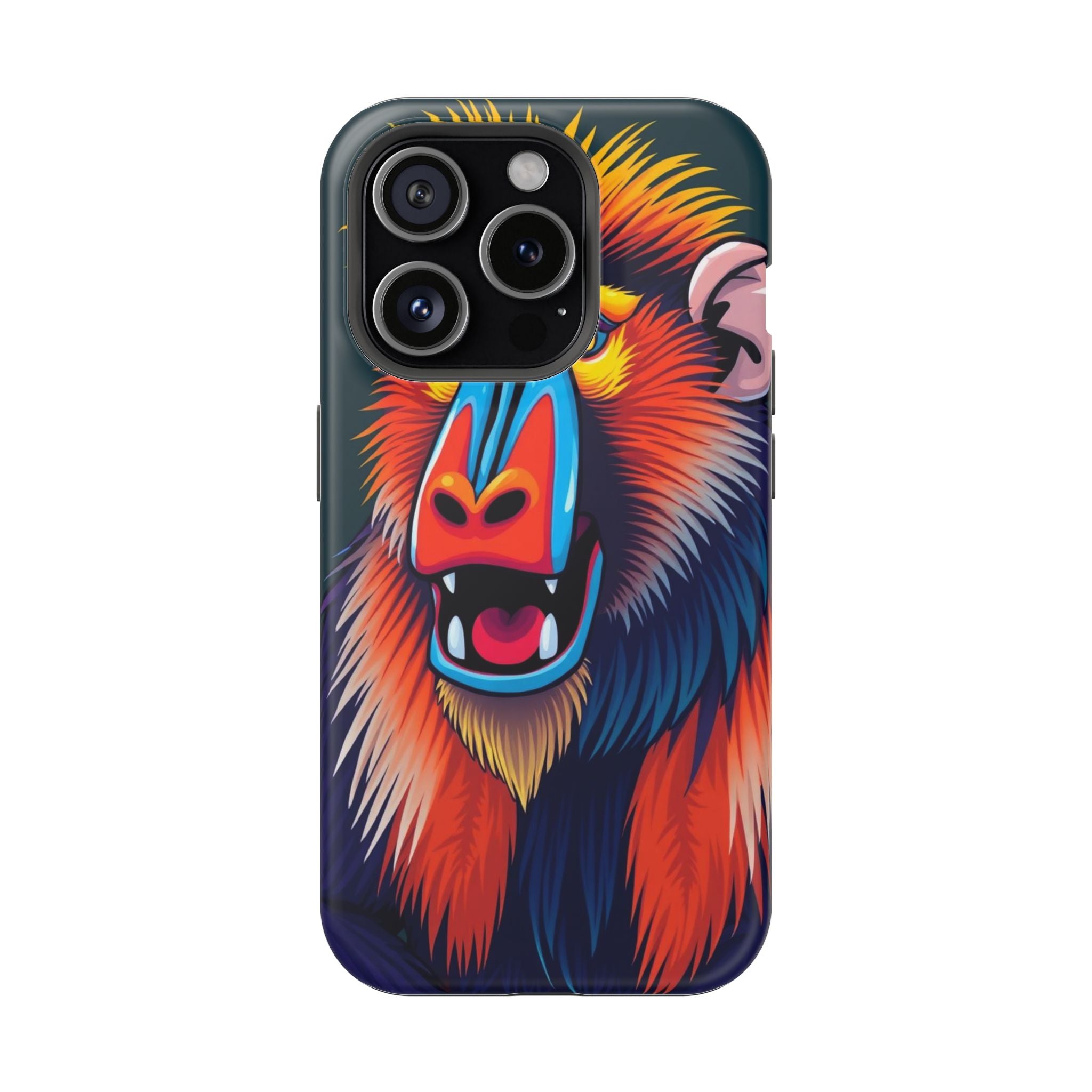 iPhone Mandrill Colorful Face Kids Fun iPhone Phone Case Gift Slim · iPhone Case