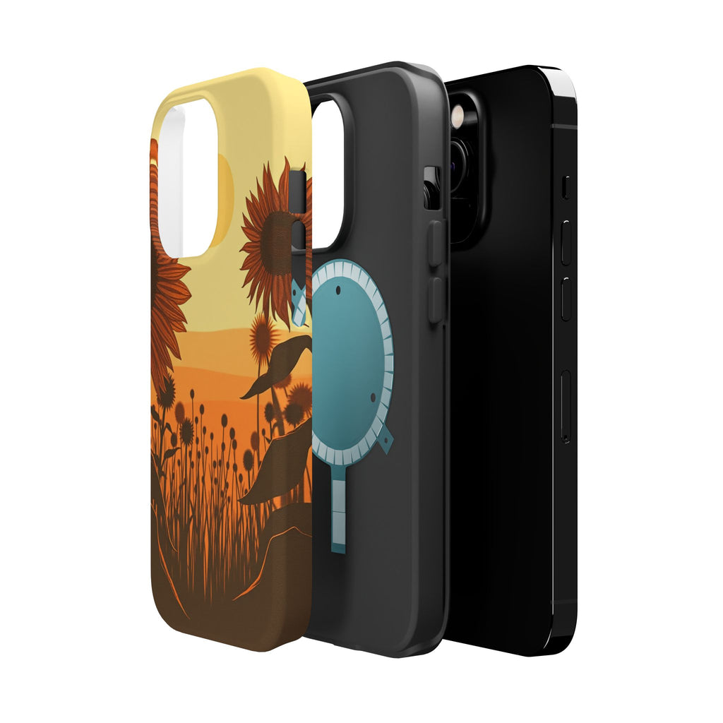iPhone Serene Sunflower Prairie Design Slim Everyday Designer Case · iPhone Case