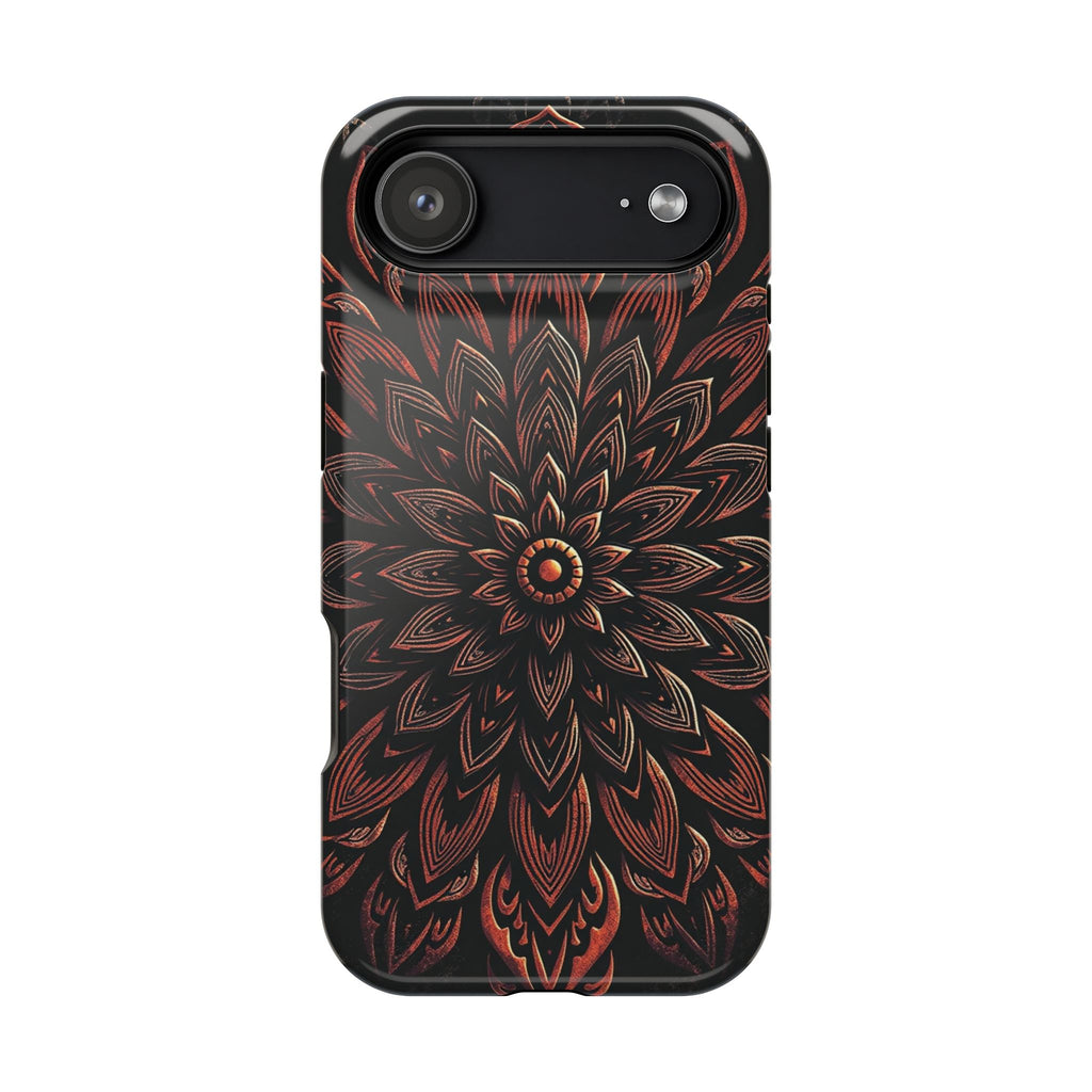 iPhone Floral Mandala Vintage Retro Poster Slim iPhone Everyday · iPhone Case
