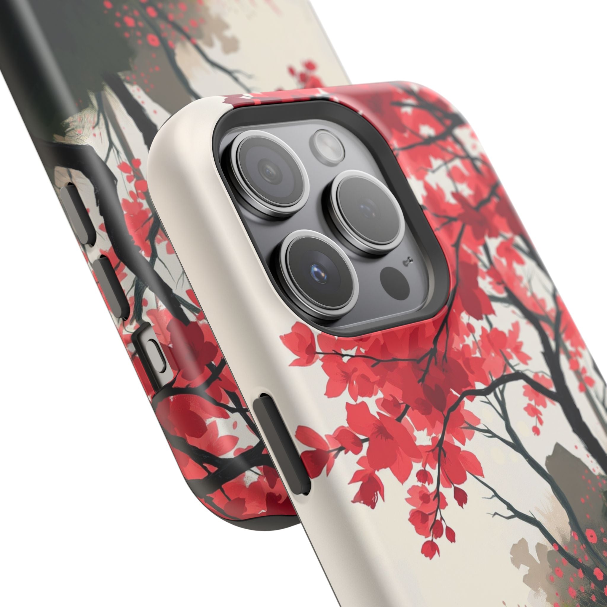 iPhone Blossom Trail Oil Painting Impressionist Soft iPhone Finish · iPhone Case