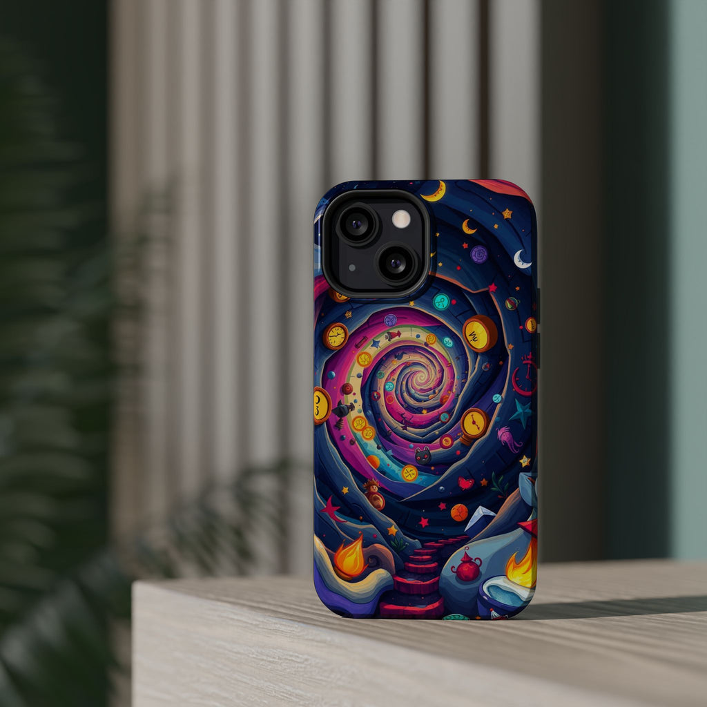 iPhone Time Portal Swirl Kids Fun iPhone Phone Case Gift Clean Minimal · iPhone