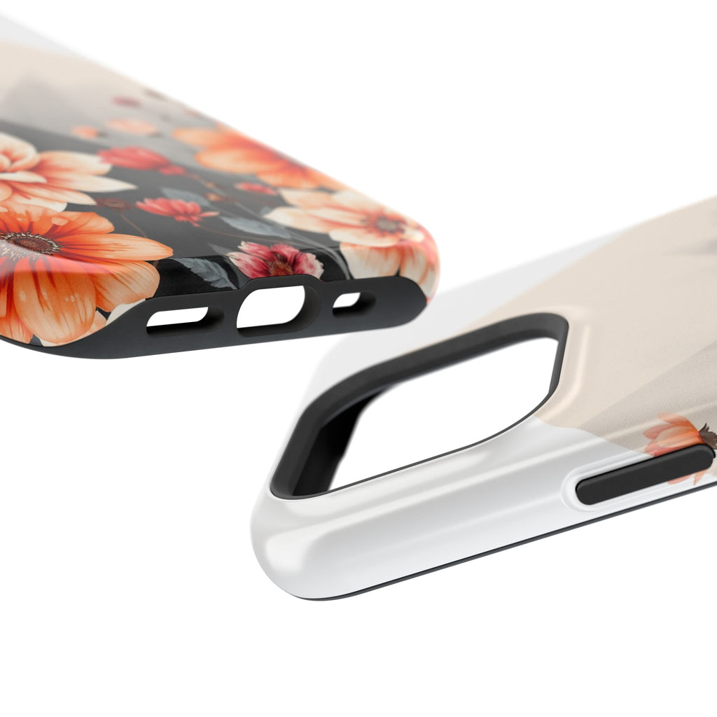 iPhone Floral Geometric Vibrant Design Slim Snap Case · iPhone Case