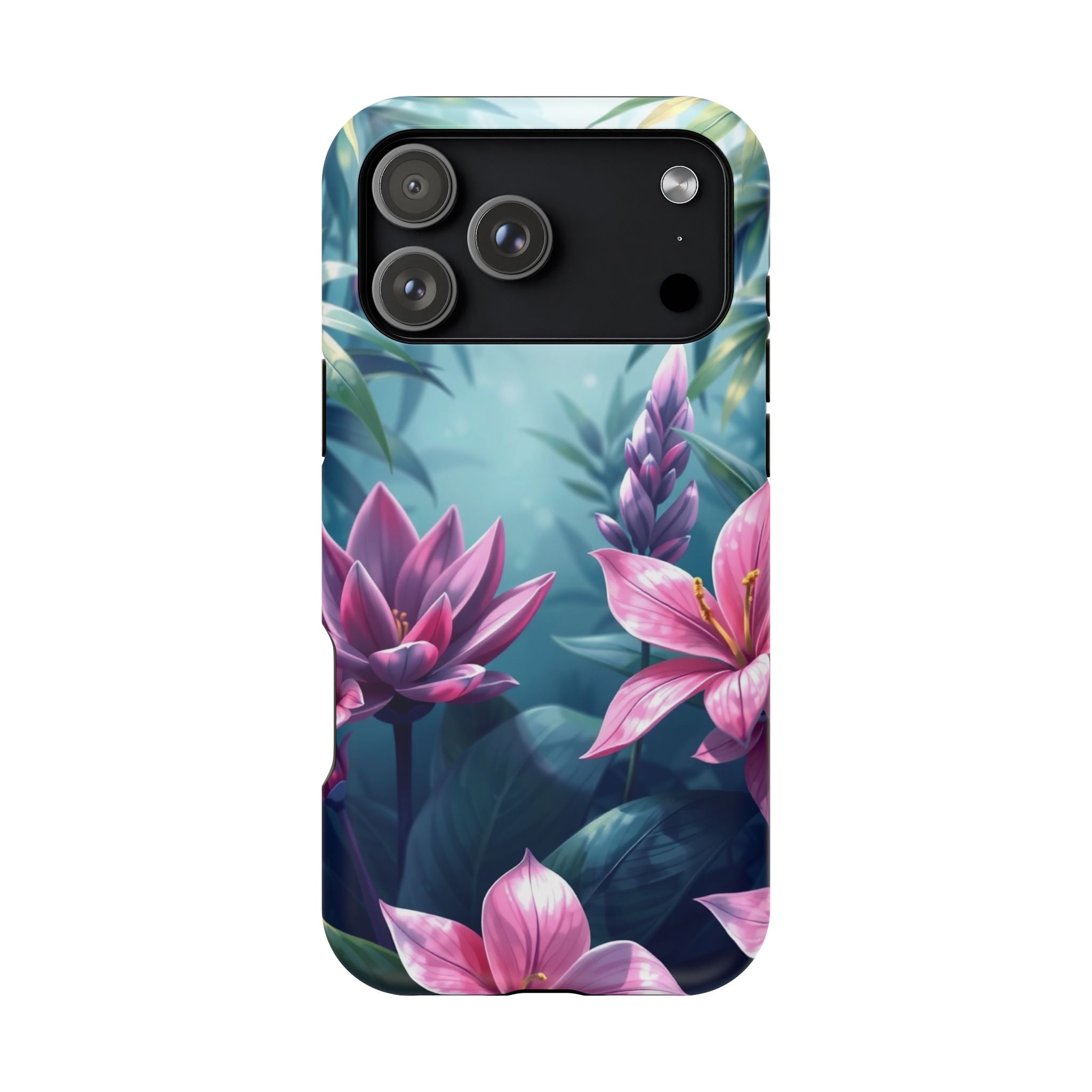 iPhone Indigo And Violet Jungle Floral Slim Everyday Designer Case · iPhone Case
