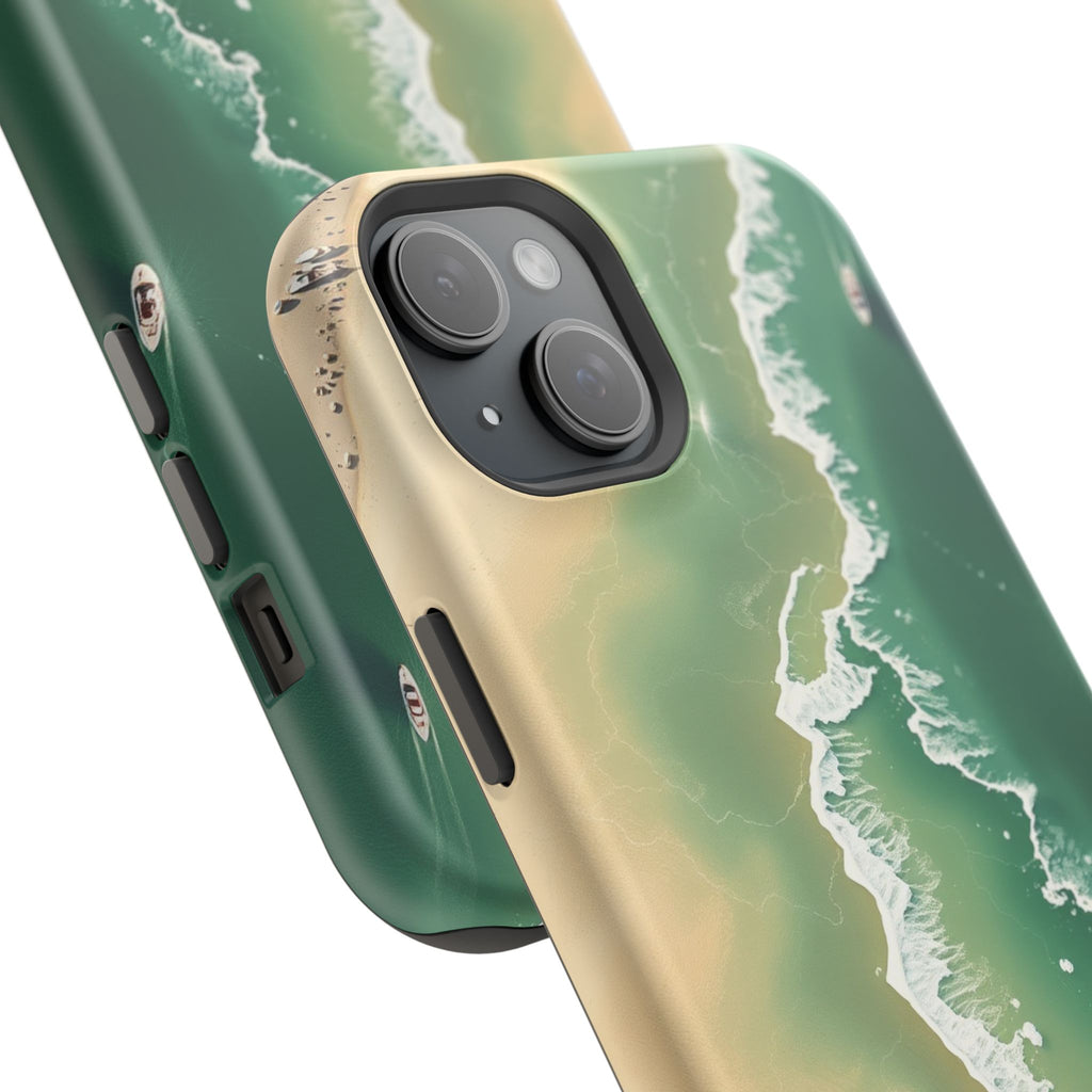 iPhone Shoreline Aerial Bold Art Bold Modern Everyday Snap Case · iPhone Case