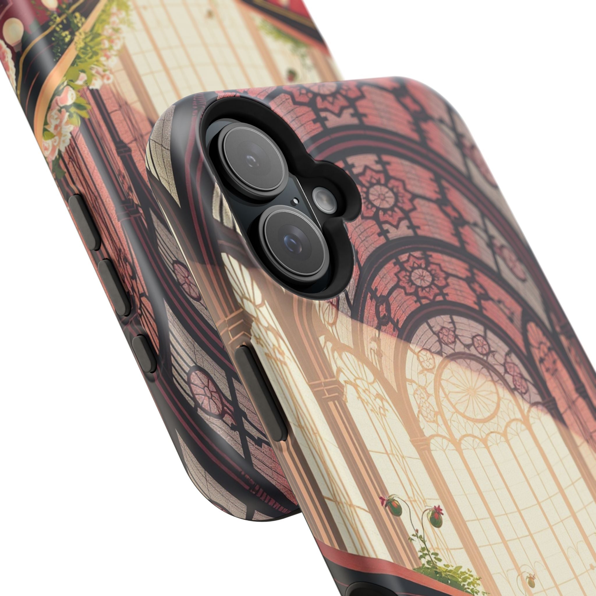 iPhone Flower Market Stained Glass Bold Modern Everyday Snap Case · iPhone Case