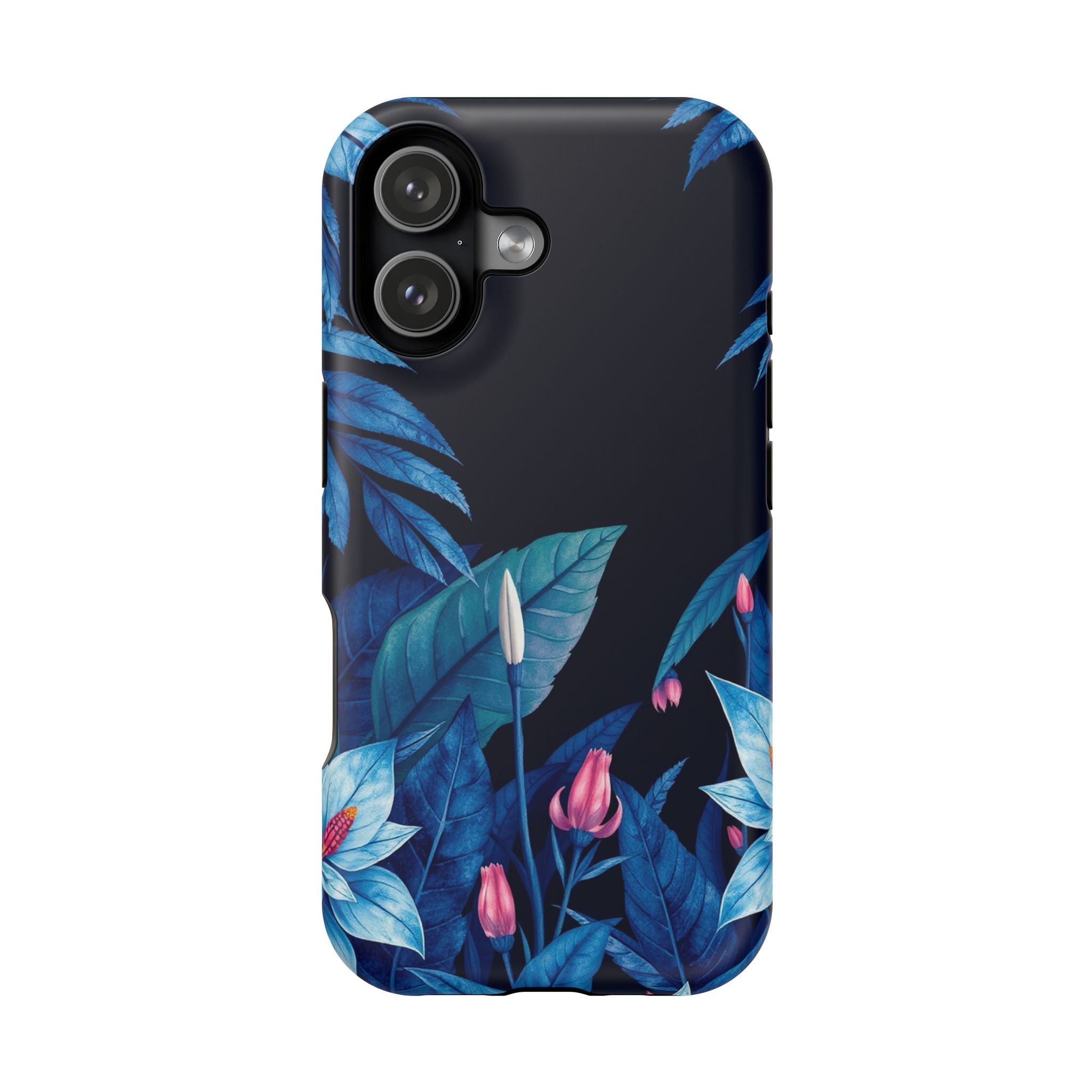 iPhone Serene Jungle Floral Design Clean Minimal Snap Cas Slim Snap Case · iPhon