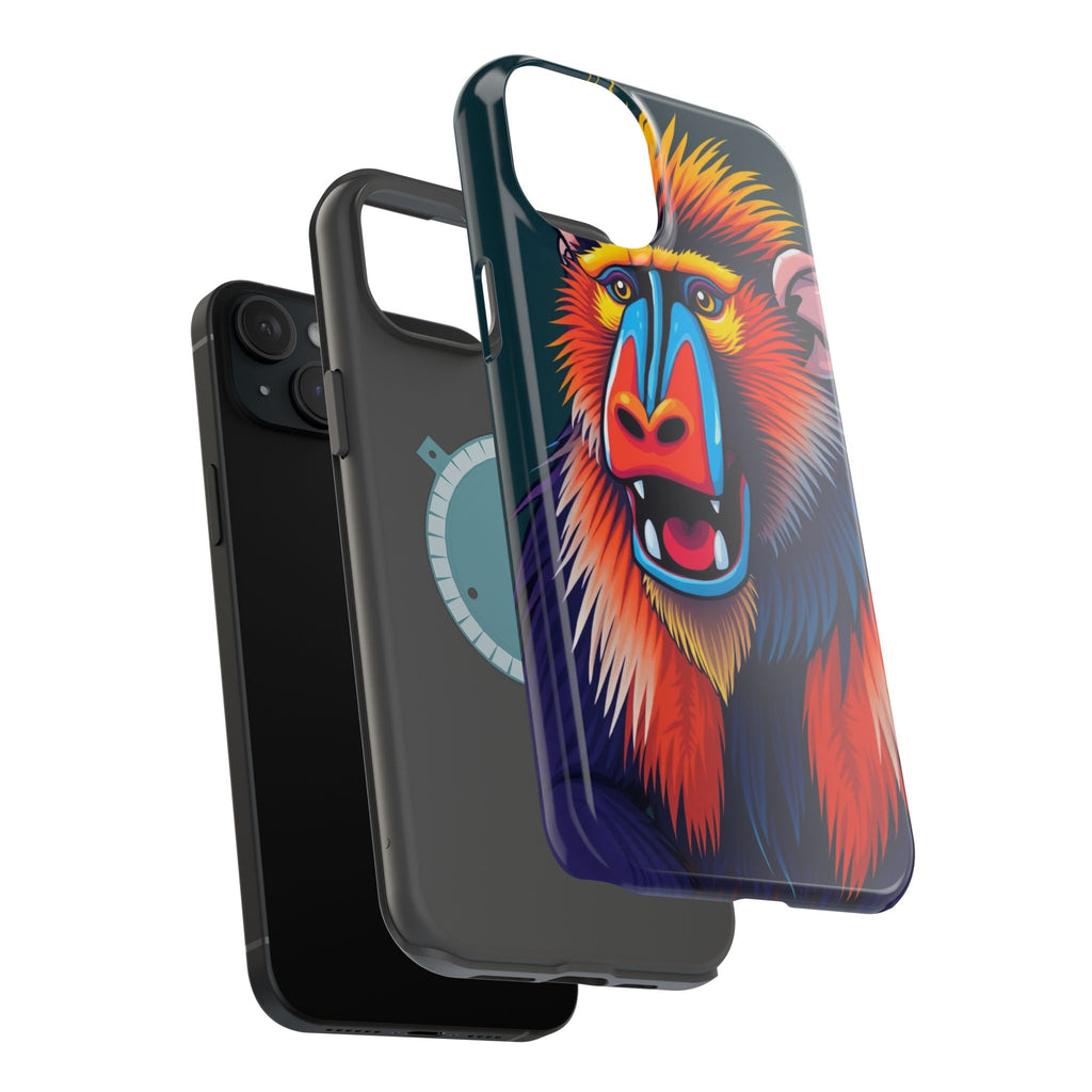 iPhone Mandrill Colorful Face Kids Fun iPhone Phone Case Gift Slim · iPhone Case
