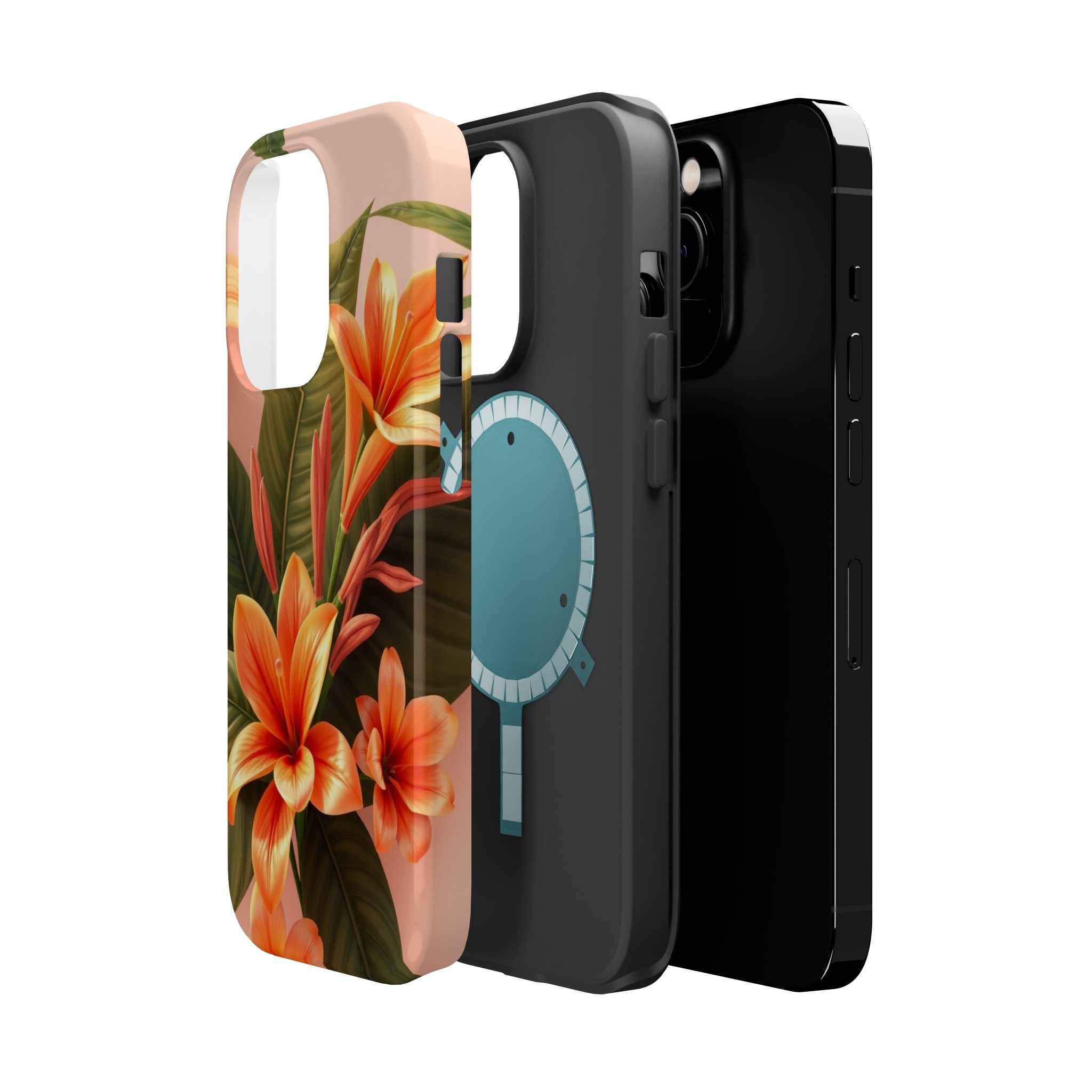 iPhone Tropical Bloom 3D Digital Bold Modern Everyday Snap Case · iPhone Case