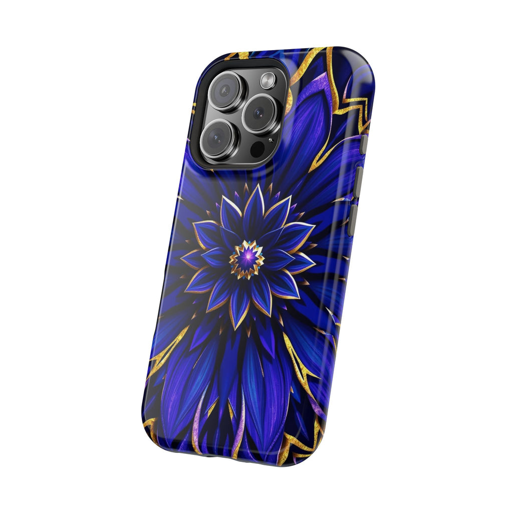 iPhone Floral Mandala Electric Art 14 Slim Everyday Designer Case · iPhone Case