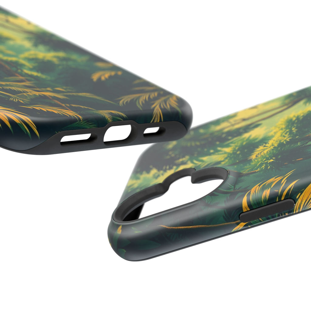 iPhone Rainforest Canopy Vintage Retro Poster Slim iPhone Everyday · iPhone Case